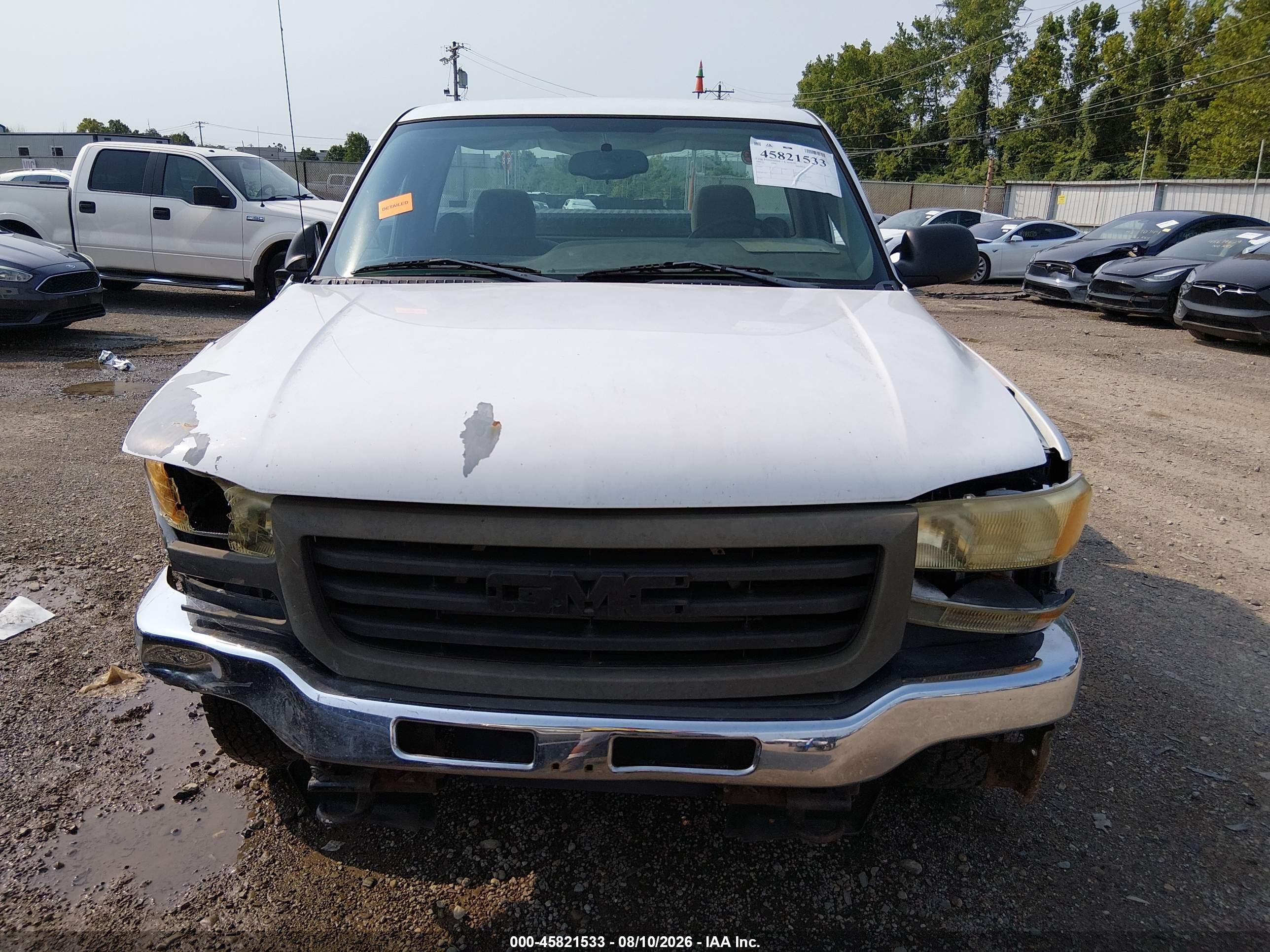 2007 Gmc Sierra 1500 Classic Work Truck White vin: 1GTEC14X57Z176882