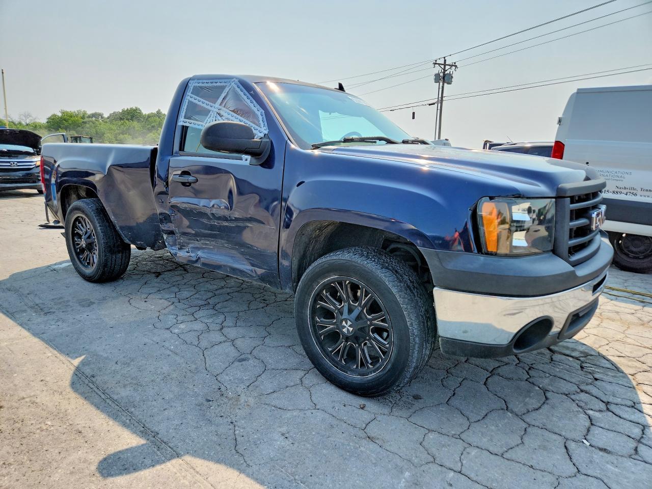 2009 Gmc Sierra C1500 Blue vin: 1GTEC14X59Z116717