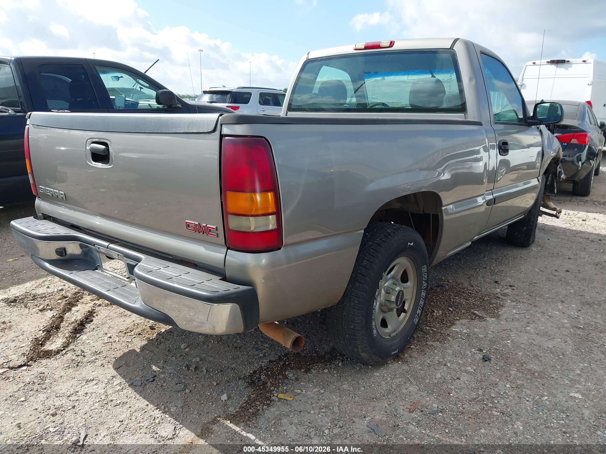 2003 Gmc Sierra 1500   Brown vin: 1GTEC14X63Z168834