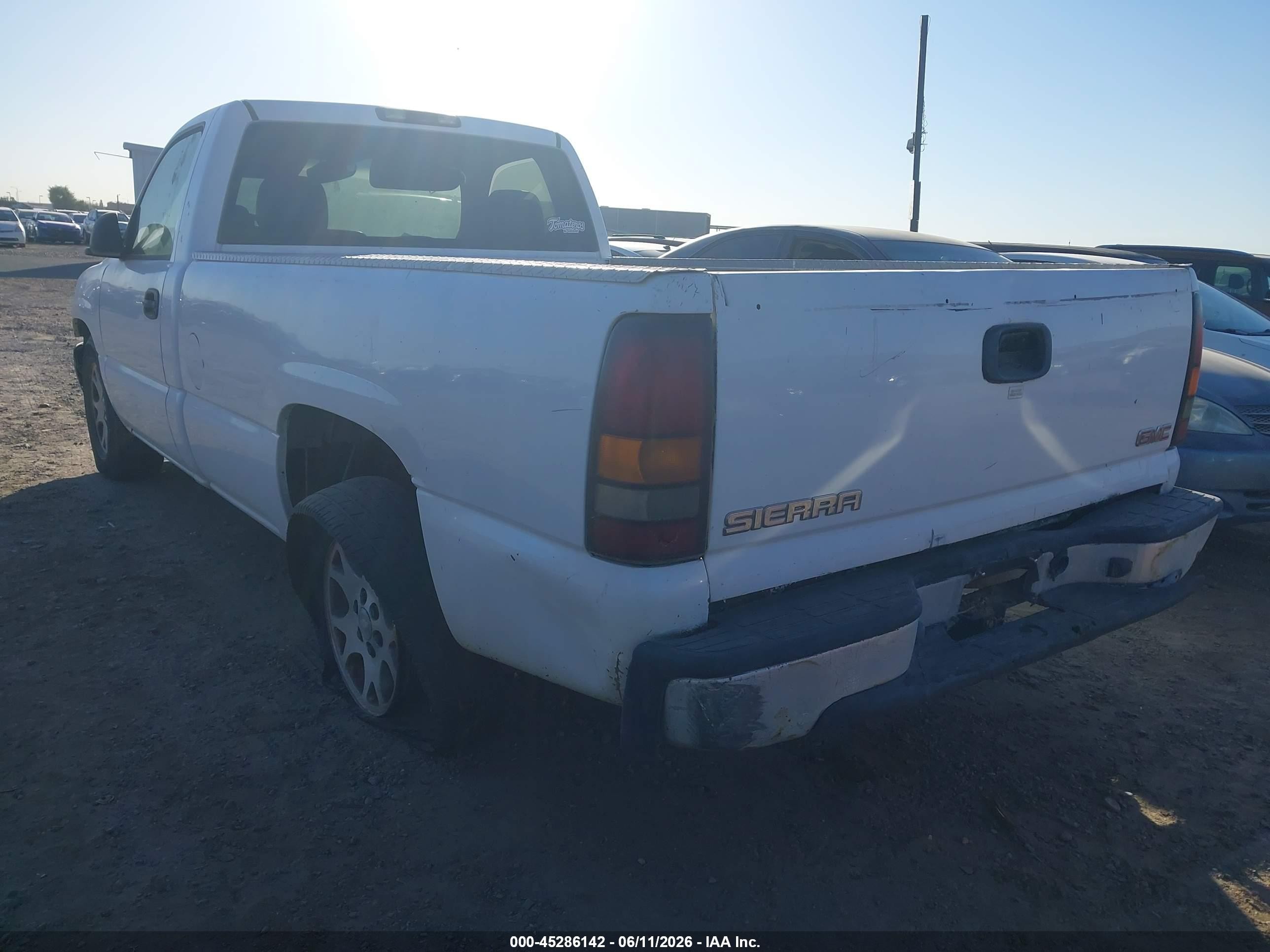 2004 Gmc Sierra 1500 Work Truck White vin: 1GTEC14X64Z344833