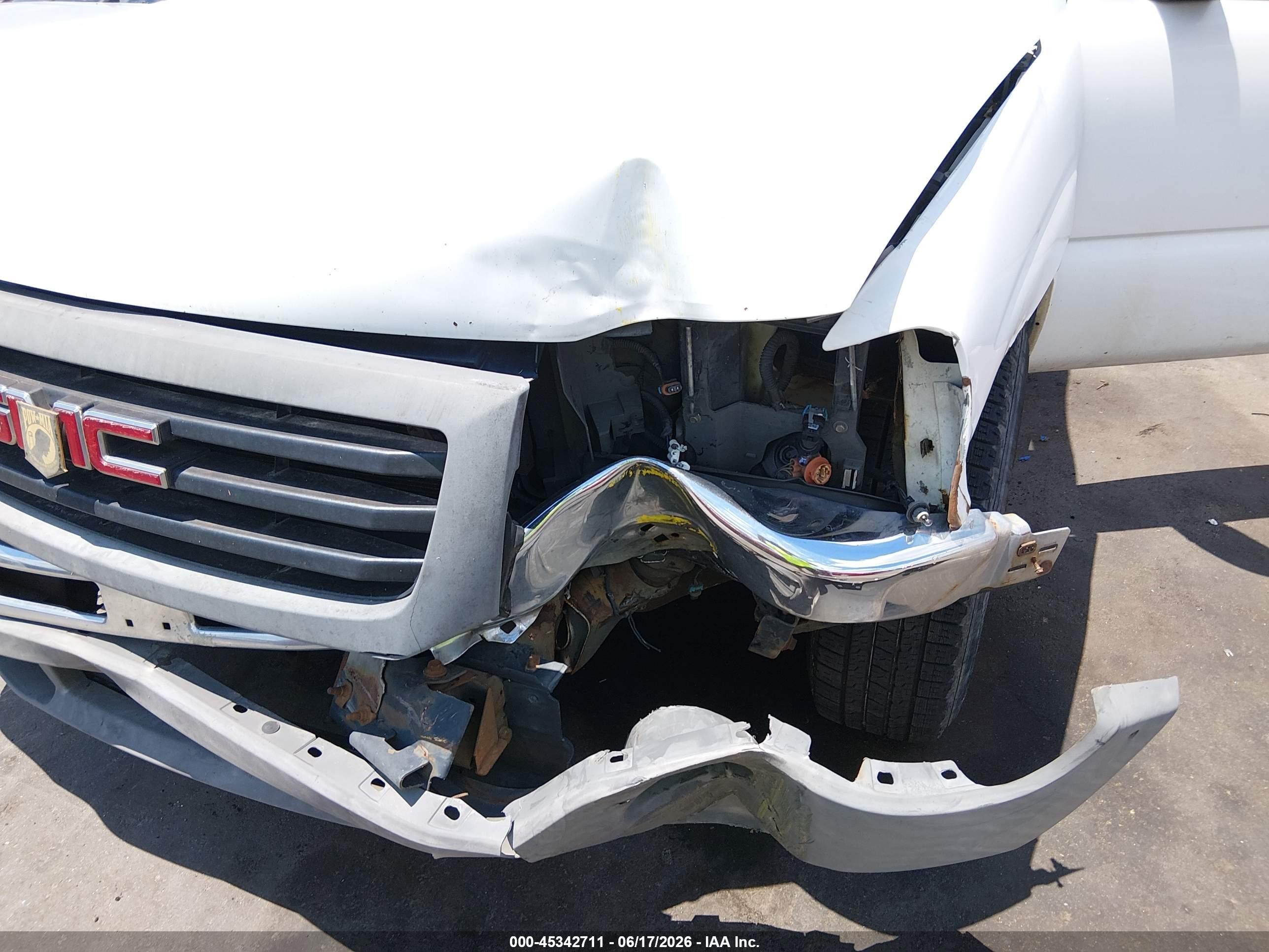 2006 Gmc Sierra 1500 Work Truck White vin: 1GTEC14X66Z116592