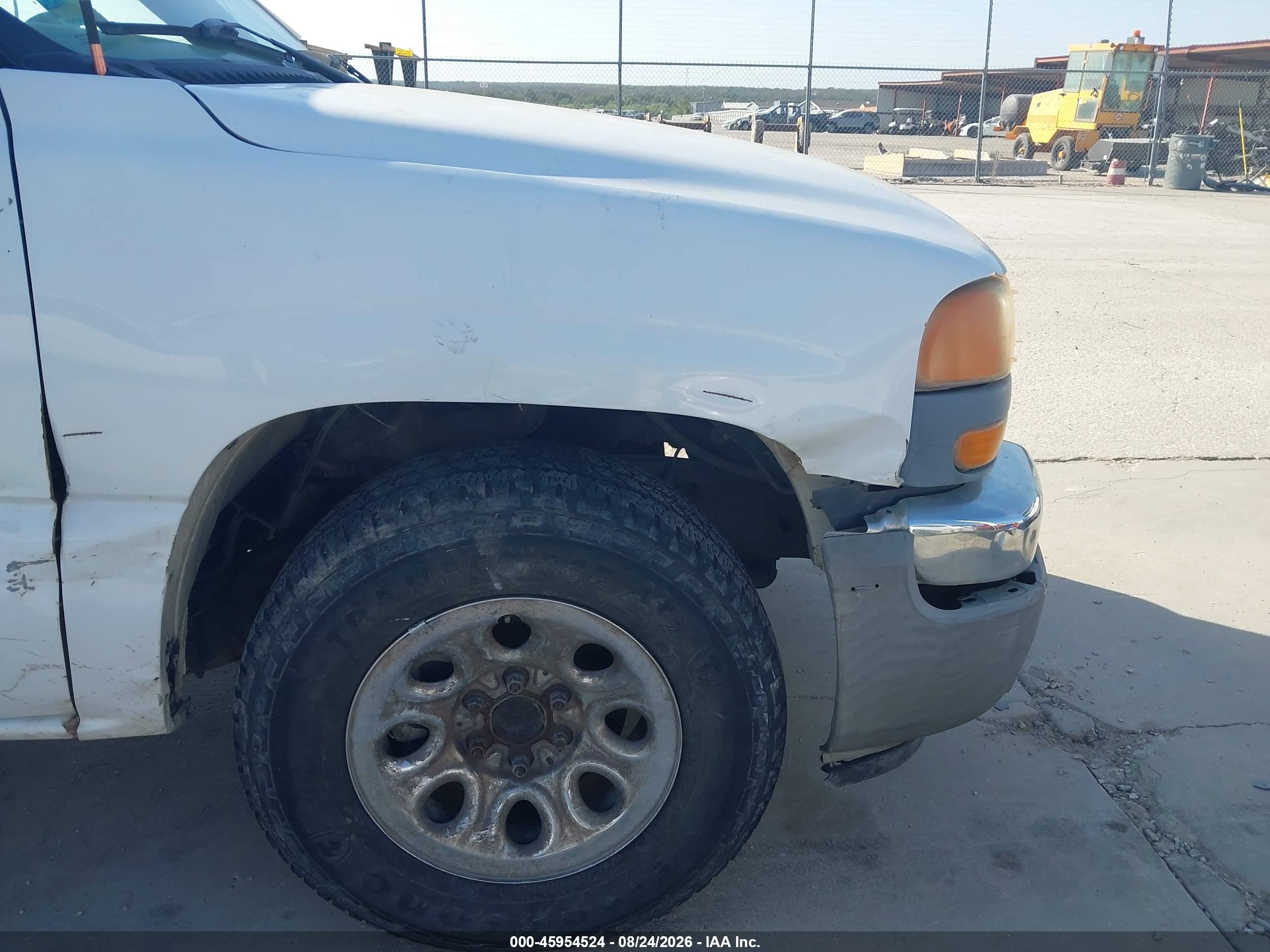 2006 Gmc Sierra 1500 Work Truck White vin: 1GTEC14X66Z162195
