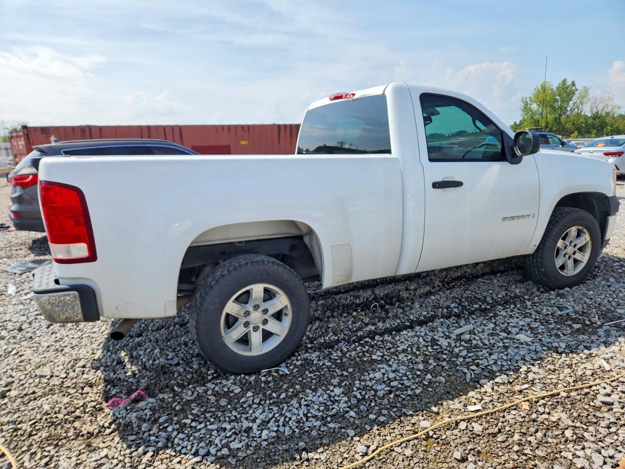 2008 Gmc Sierra C1500 Белый vin: 1GTEC14X68Z106194