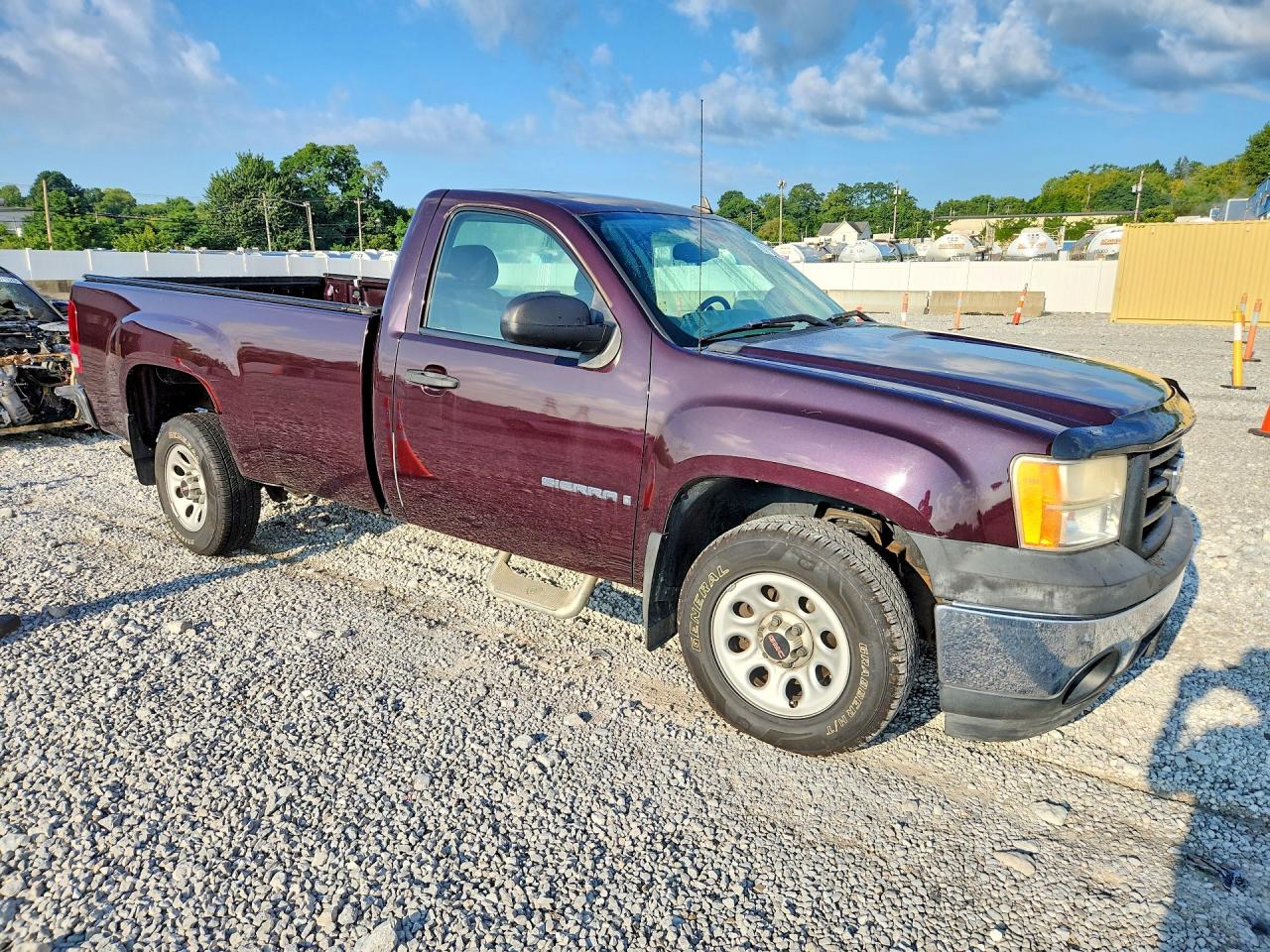 2008 Gmc Sierra C1500 Maroon vin: 1GTEC14X68Z310784