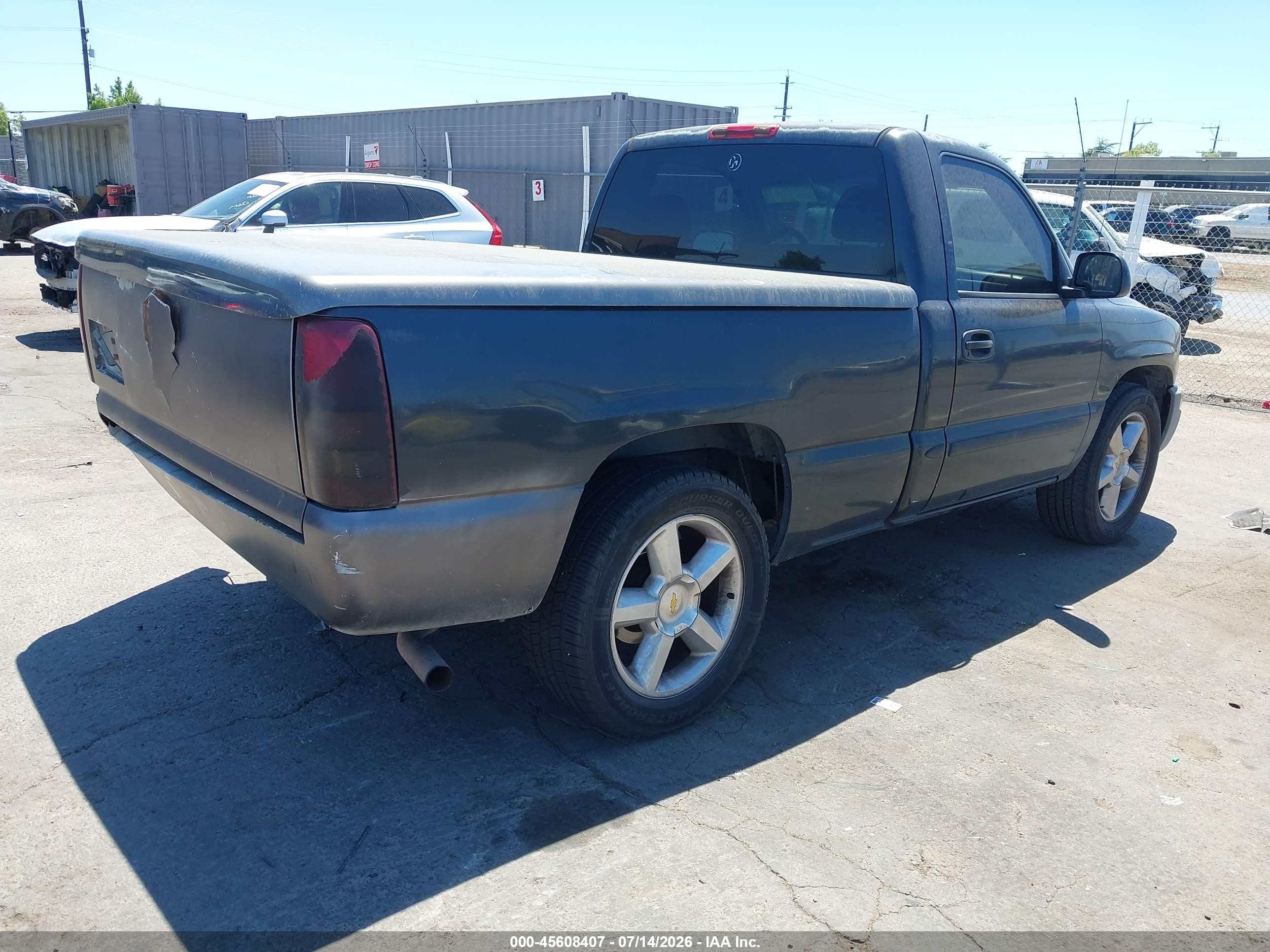 2003 Gmc Sierra 1500   Gray vin: 1GTEC14X73Z315596