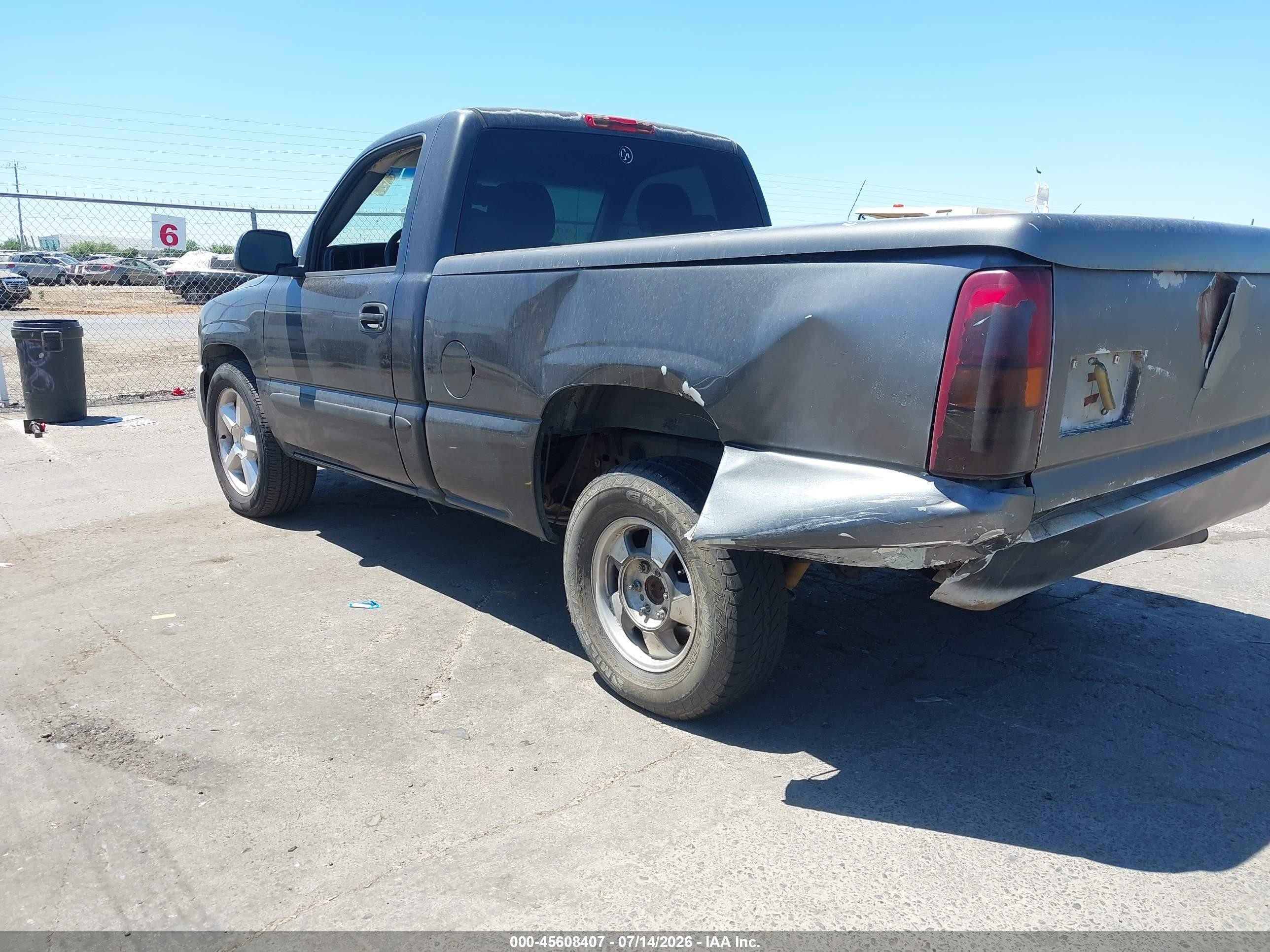 2003 Gmc Sierra 1500   Gray vin: 1GTEC14X73Z315596