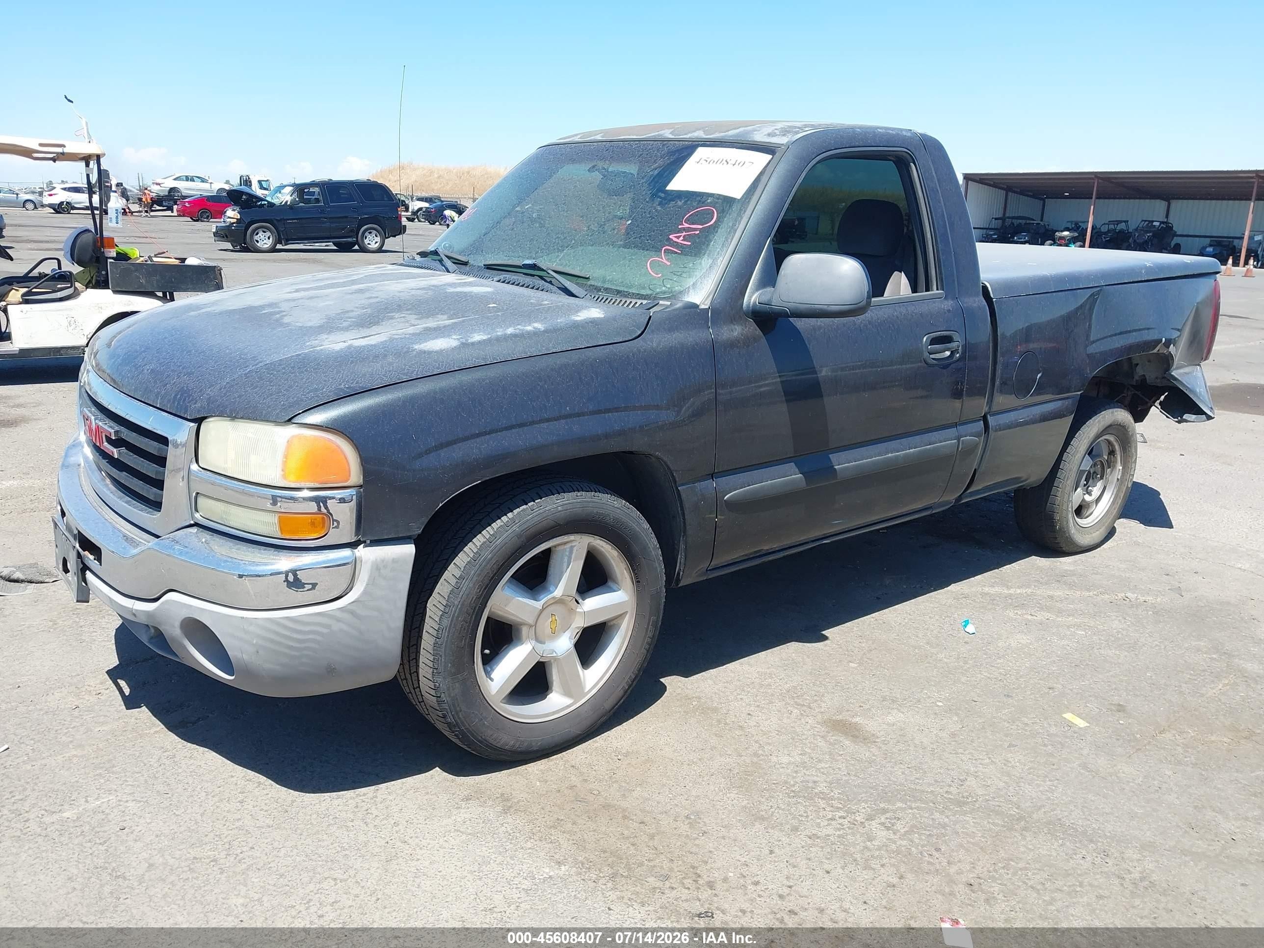 2003 Gmc Sierra 1500   Gray vin: 1GTEC14X73Z315596