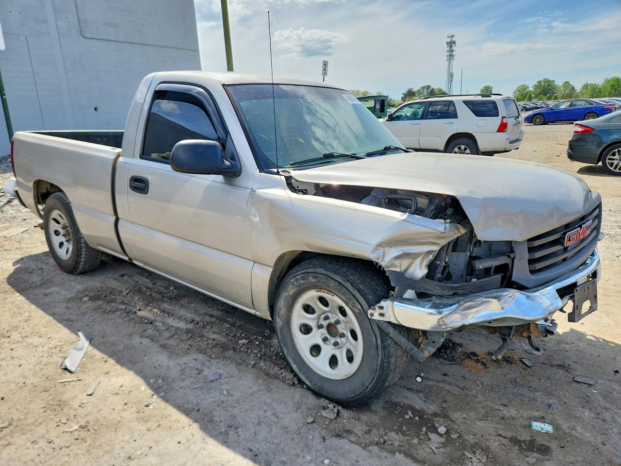 2006 Gmc New Sierra C1500 Silver vin: 1GTEC14X76Z126354