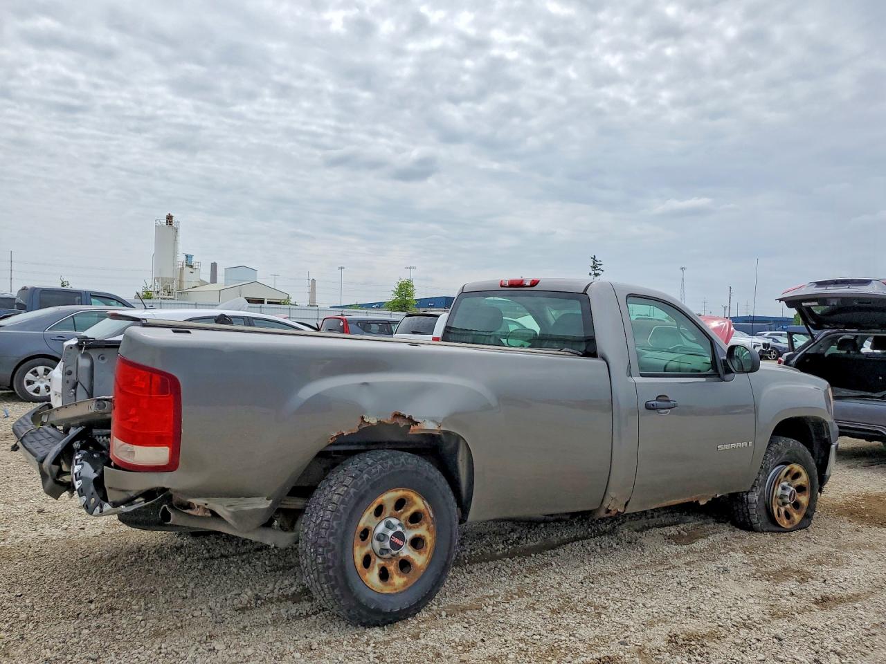 2008 Gmc Sierra C1500 Серый vin: 1GTEC14X78Z111324