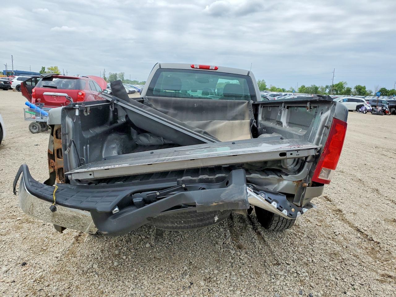 2008 Gmc Sierra C1500 Серый vin: 1GTEC14X78Z111324
