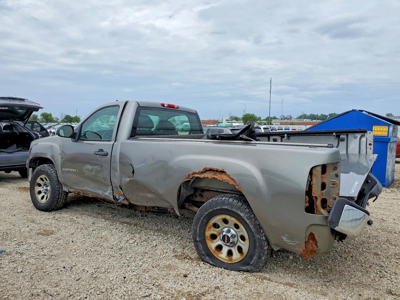 2008 Gmc Sierra C1500 Серый vin: 1GTEC14X78Z111324