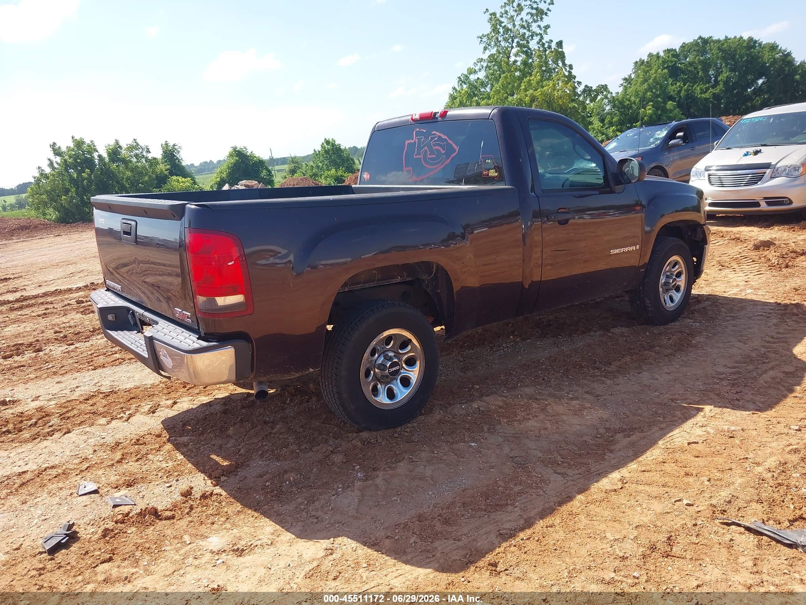 2008 Gmc Sierra 1500 Work Truck Purple vin: 1GTEC14X78Z148762