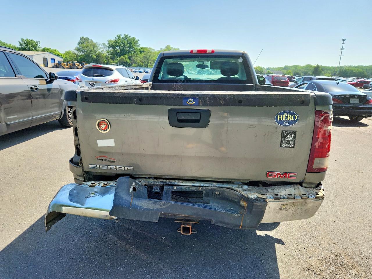 2008 Gmc Sierra C1500 Серый vin: 1GTEC14X78Z182684