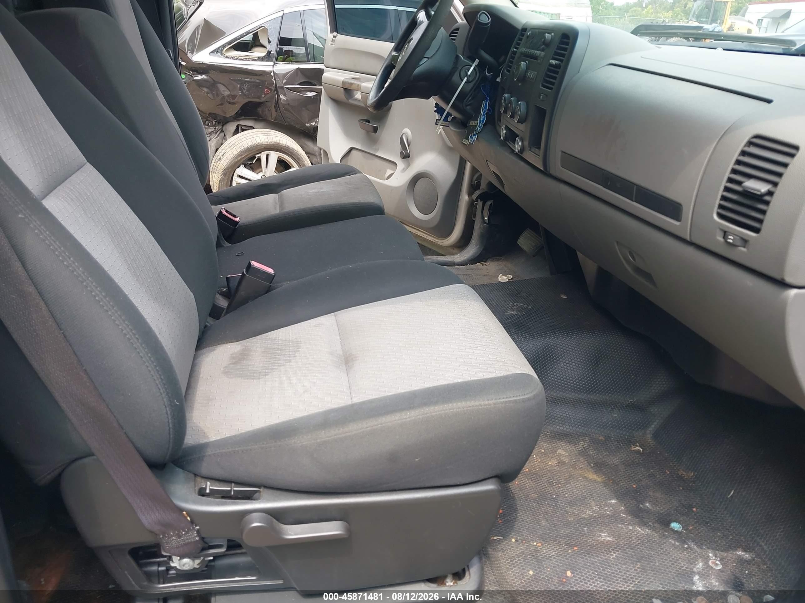 2008 Gmc Sierra 1500 Work Truck Silver vin: 1GTEC14X78Z214534