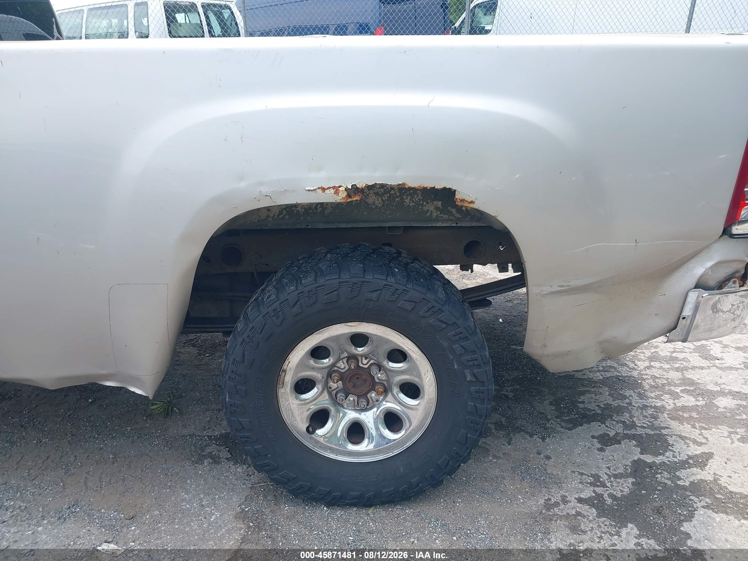 2008 Gmc Sierra 1500 Work Truck Silver vin: 1GTEC14X78Z214534