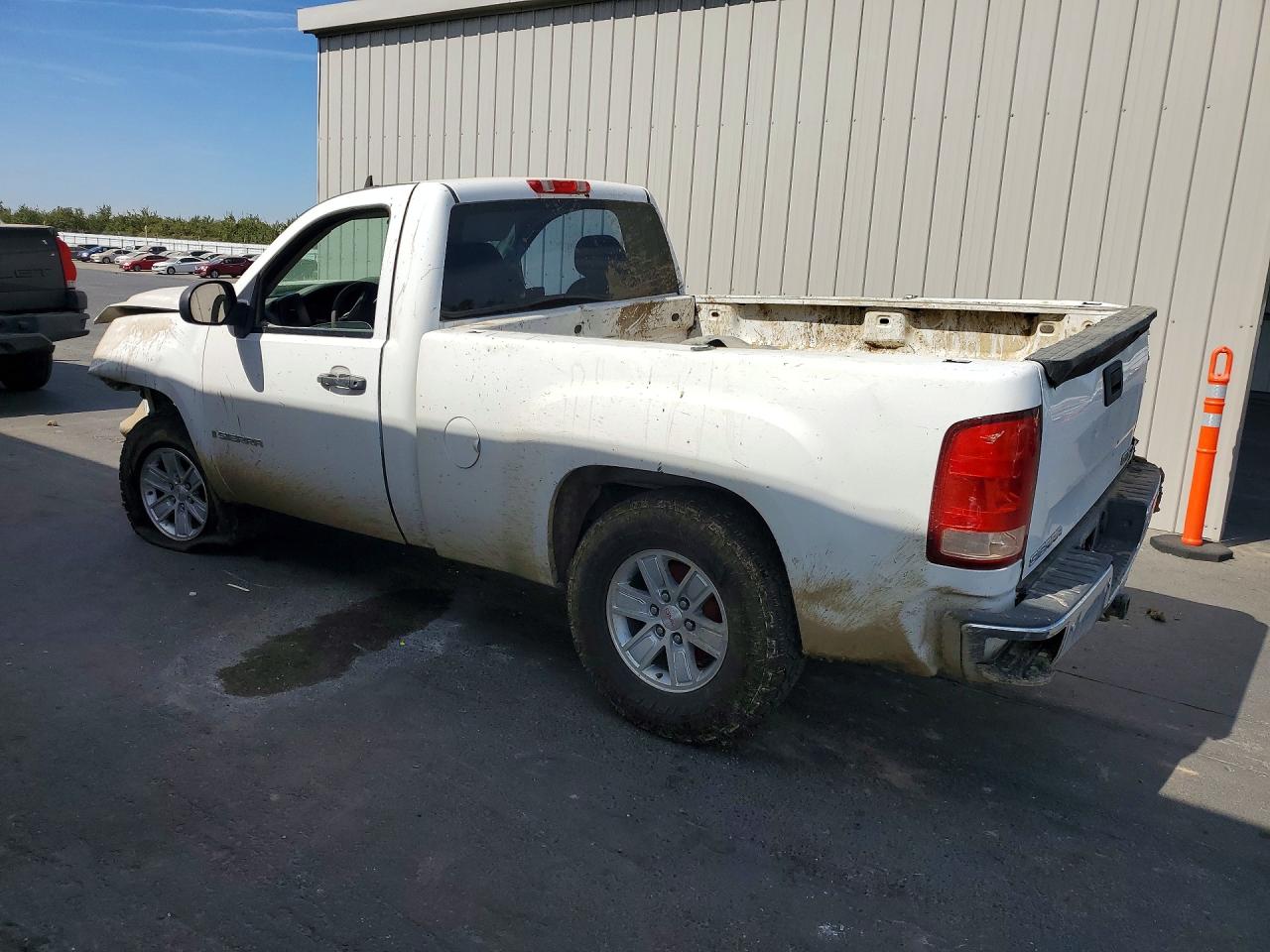 2009 Gmc Sierra C1500 White vin: 1GTEC14X79Z213658