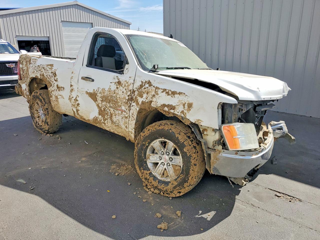 2009 Gmc Sierra C1500 White vin: 1GTEC14X79Z213658
