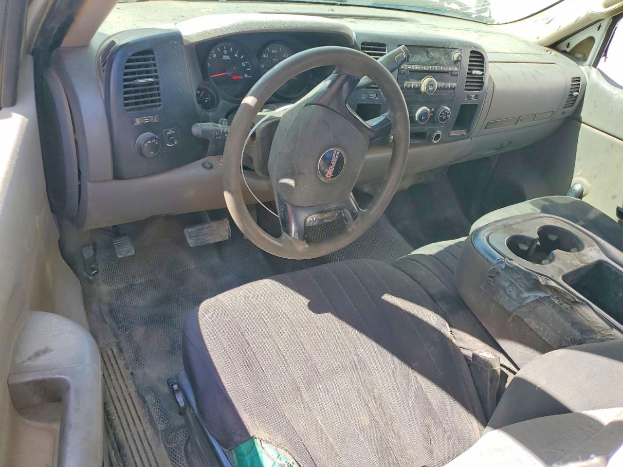 2009 Gmc Sierra C1500 White vin: 1GTEC14X79Z213658