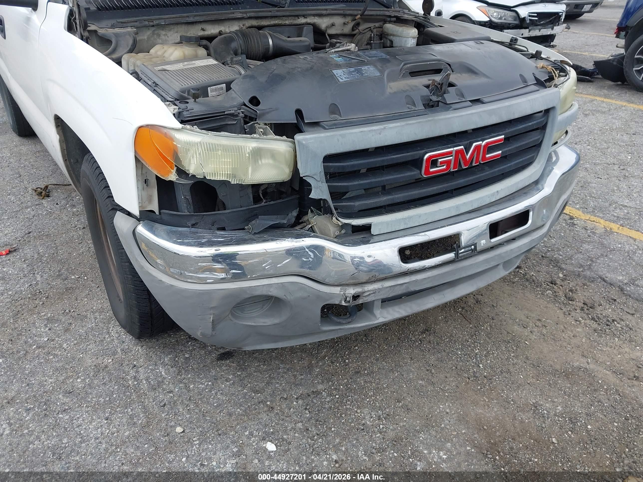 2003 Gmc Sierra 1500 Work Truck White vin: 1GTEC14X83Z231173