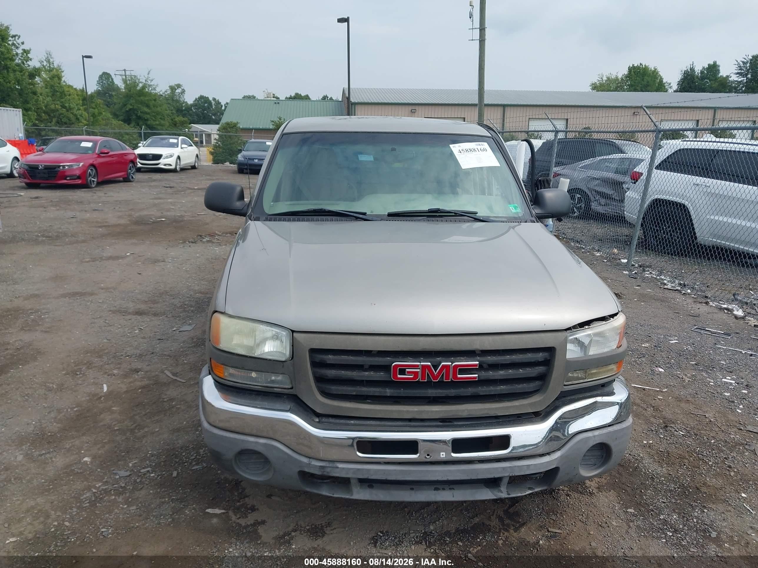 2003 Gmc Sierra 1500 Work Truck Gray vin: 1GTEC14X83Z265033