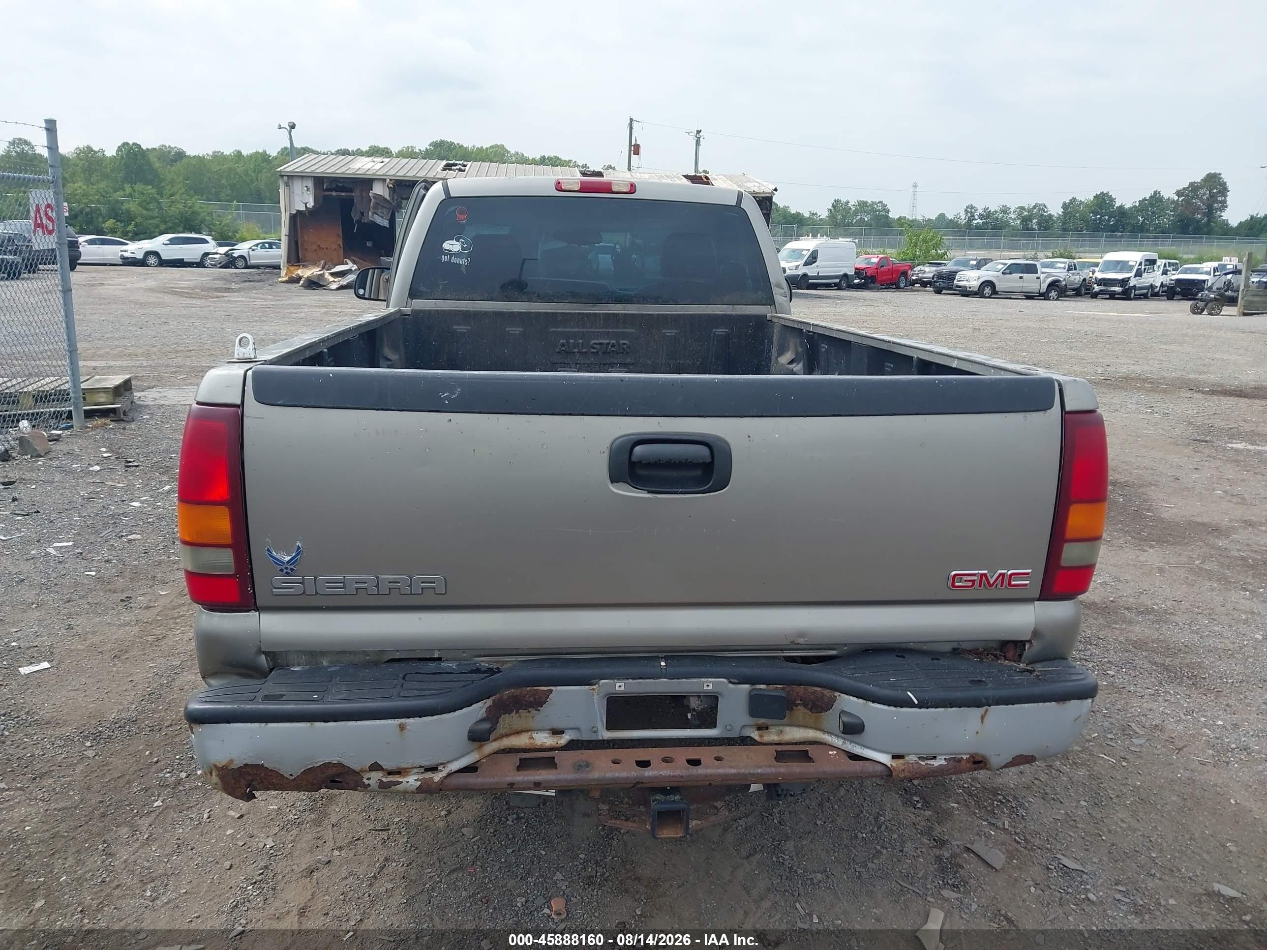 2003 Gmc Sierra 1500 Work Truck Gray vin: 1GTEC14X83Z265033