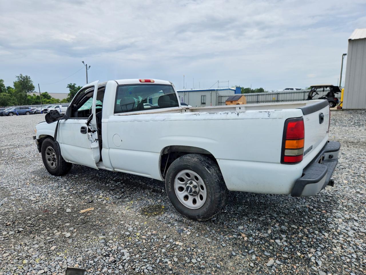 2006 Gmc New Sierra C1500 Белый vin: 1GTEC14X86Z128436