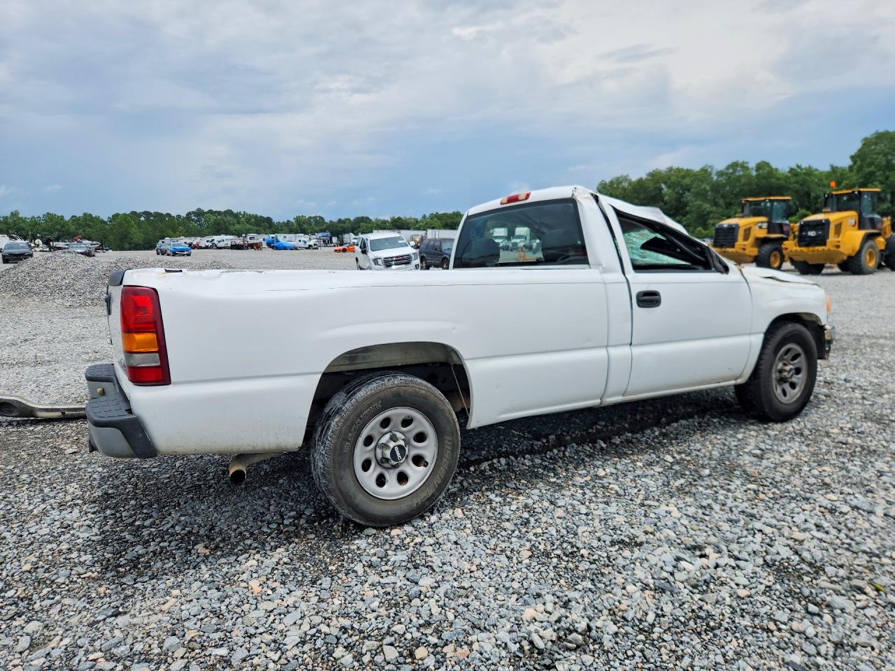 2006 Gmc New Sierra C1500 Белый vin: 1GTEC14X86Z128436