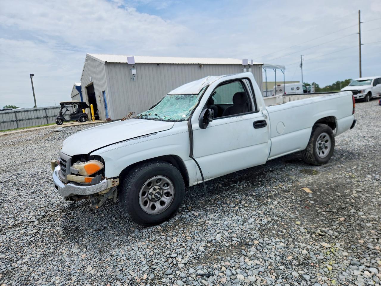 2006 Gmc New Sierra C1500 White vin: 1GTEC14X86Z128436