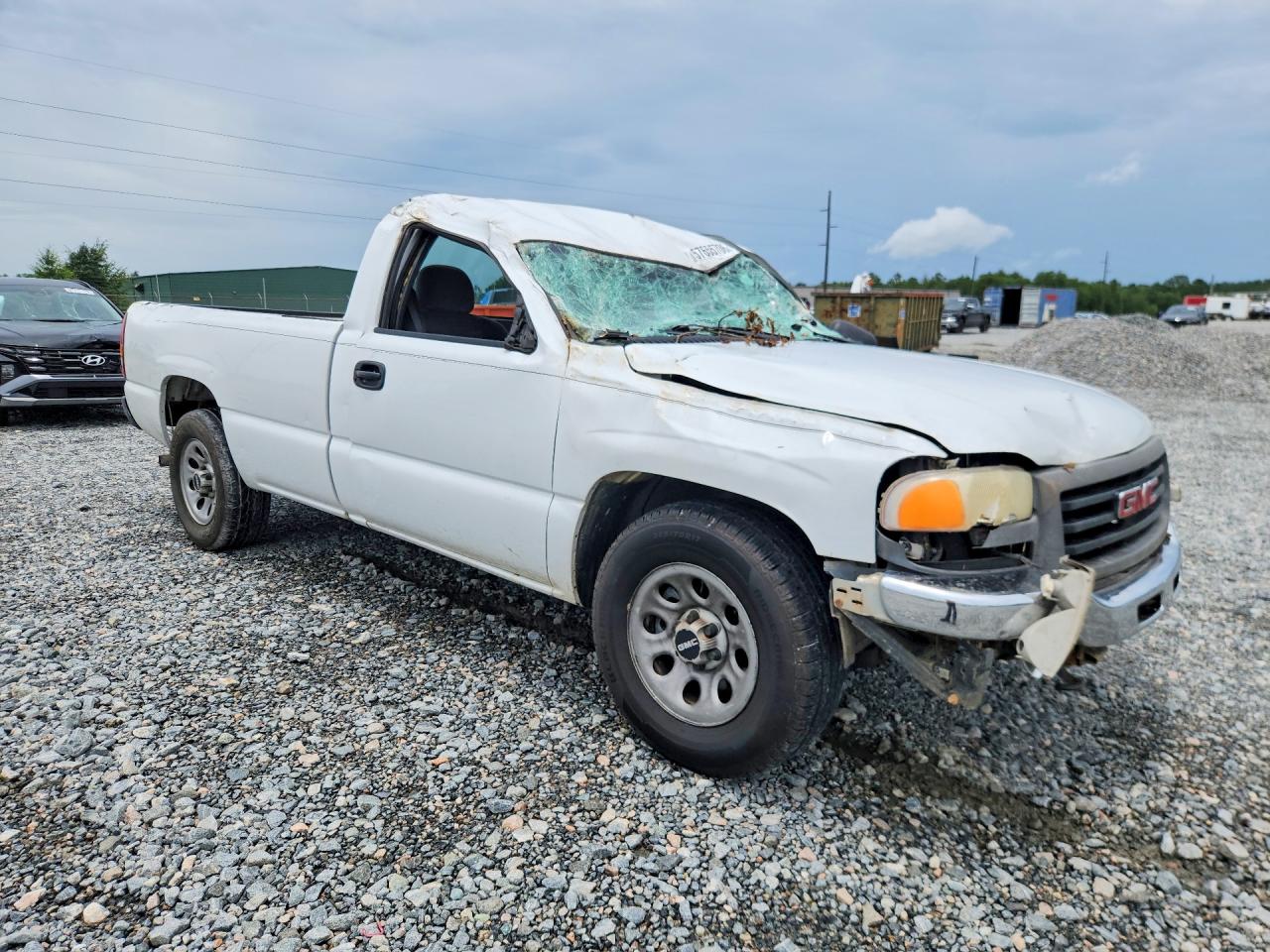 2006 Gmc New Sierra C1500 Белый vin: 1GTEC14X86Z128436