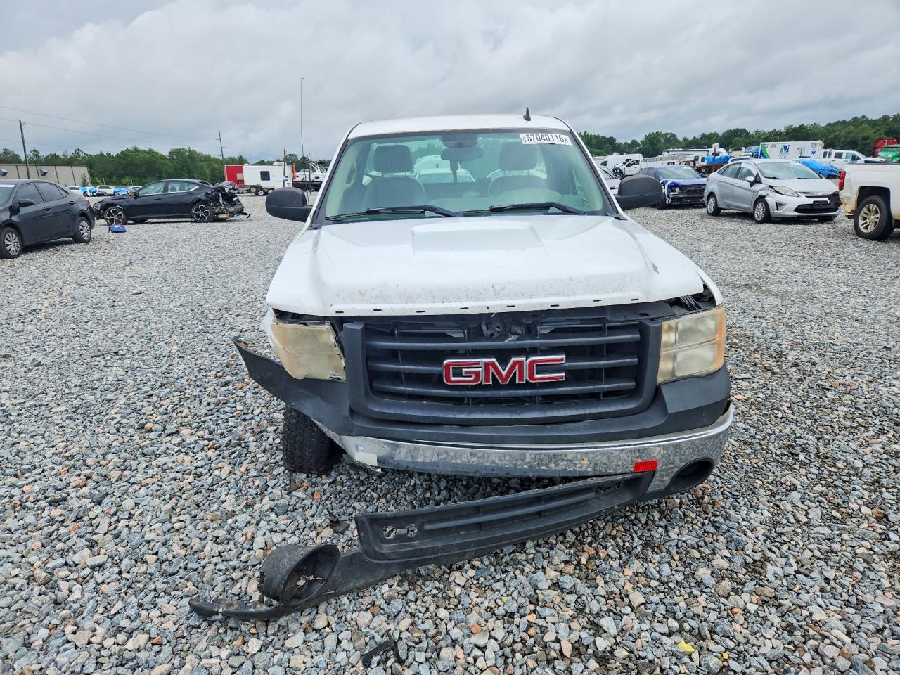 2008 Gmc Sierra C1500 White vin: 1GTEC14X88Z103944