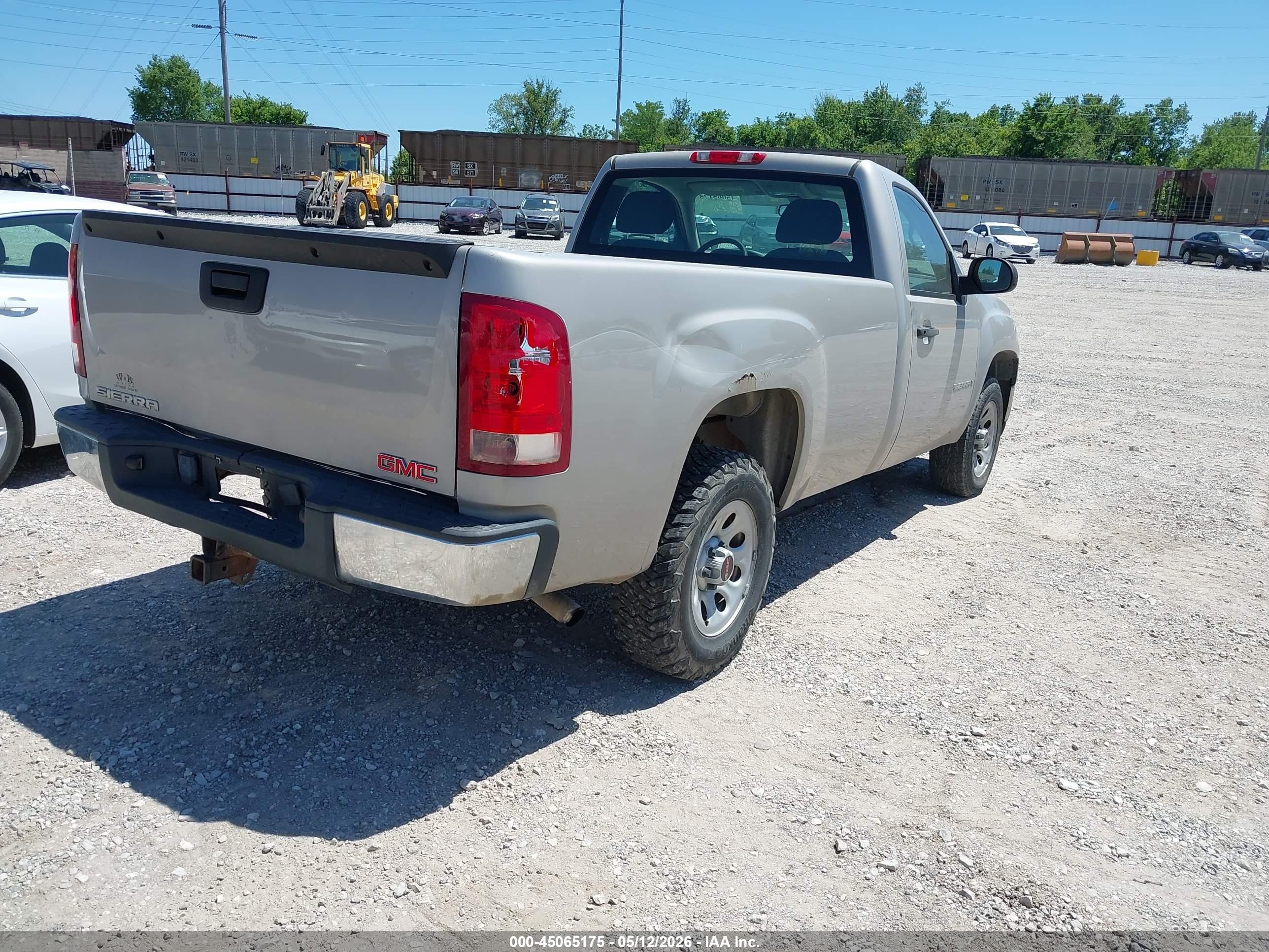 2008 Gmc Sierra 1500 Work Truck Silver vin: 1GTEC14X88Z246845