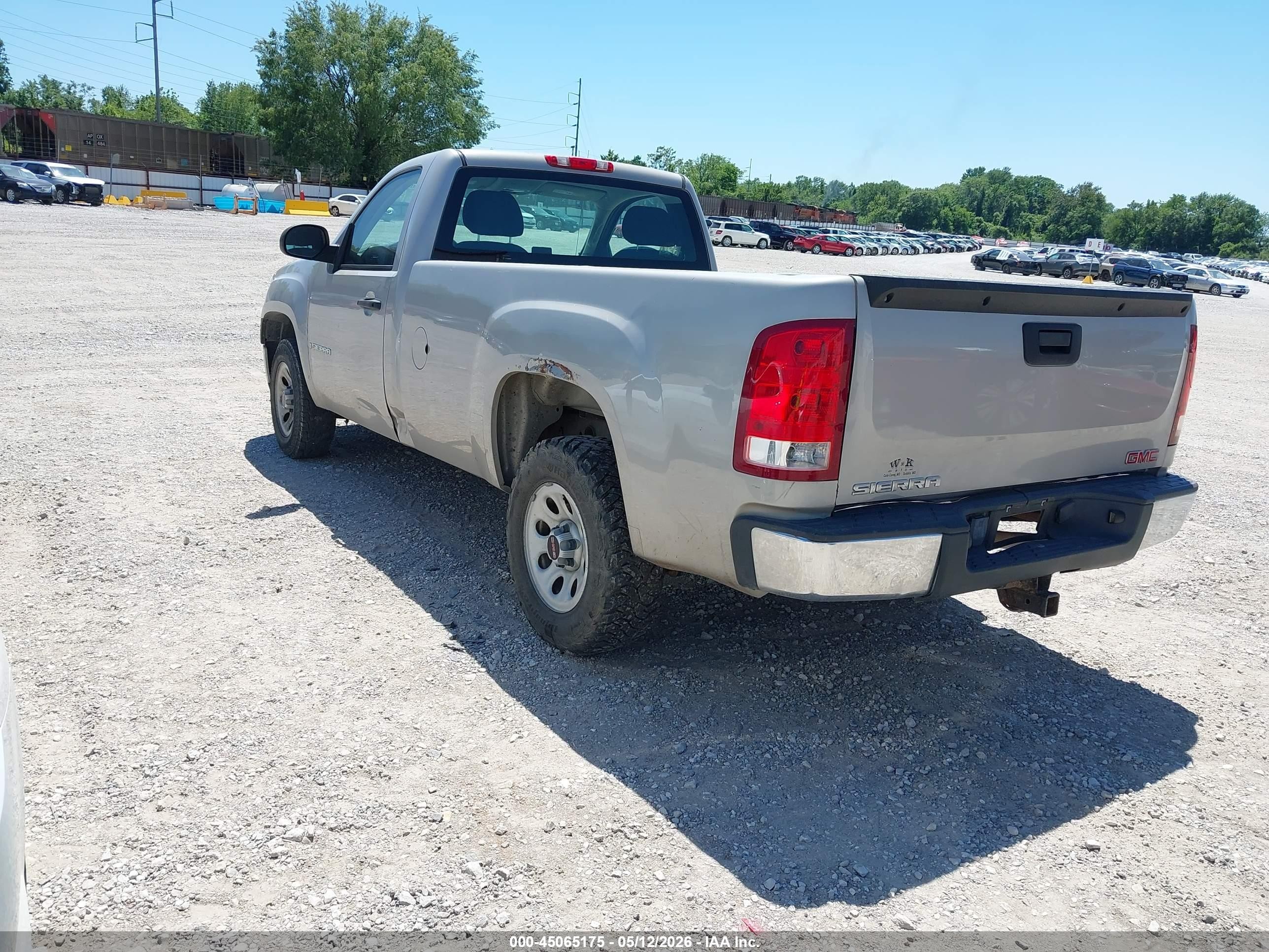 2008 Gmc Sierra 1500 Work Truck Silver vin: 1GTEC14X88Z246845