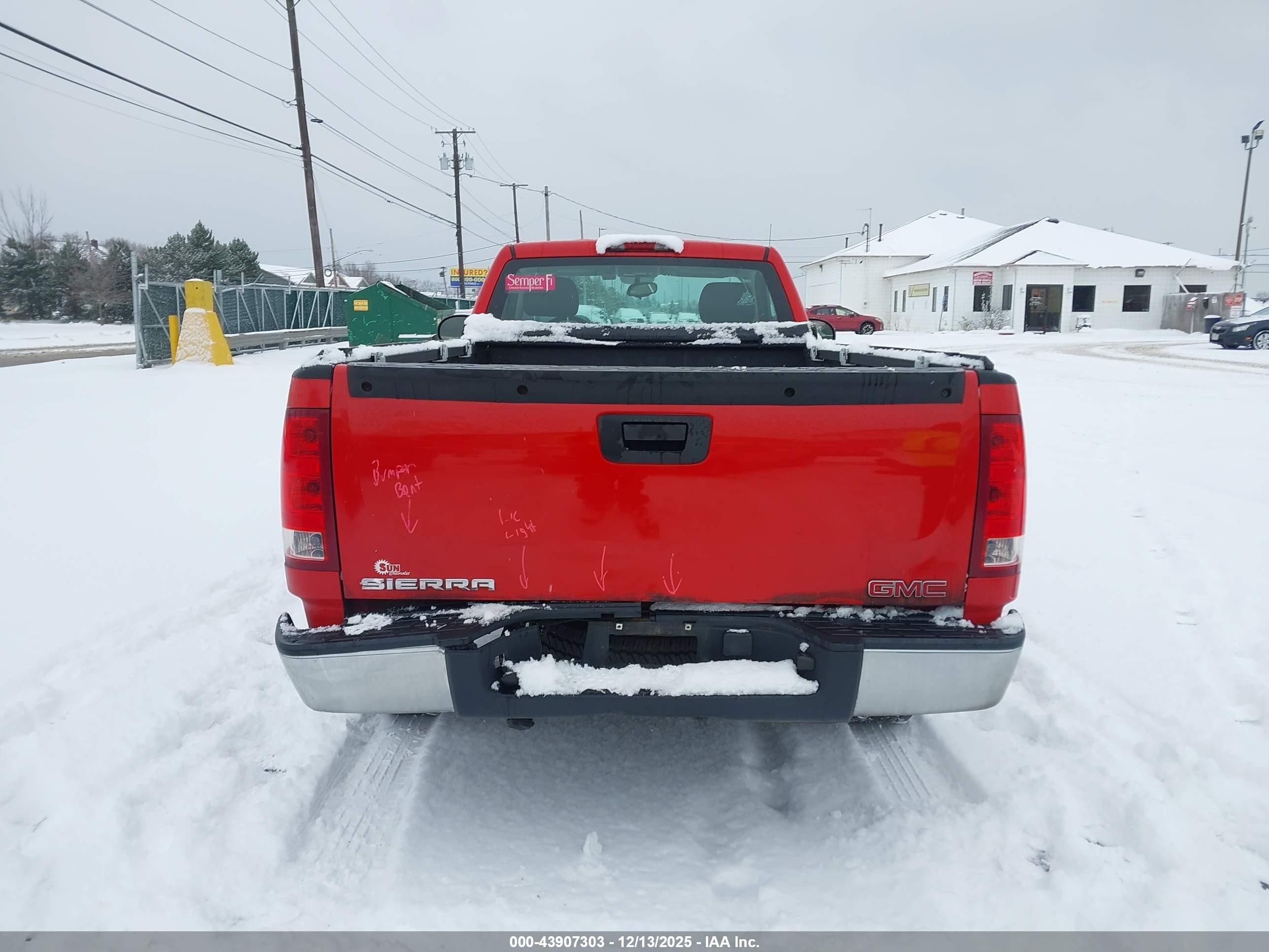 2008 Gmc Sierra 1500 Work Truck Red vin: 1GTEC14X88Z325545