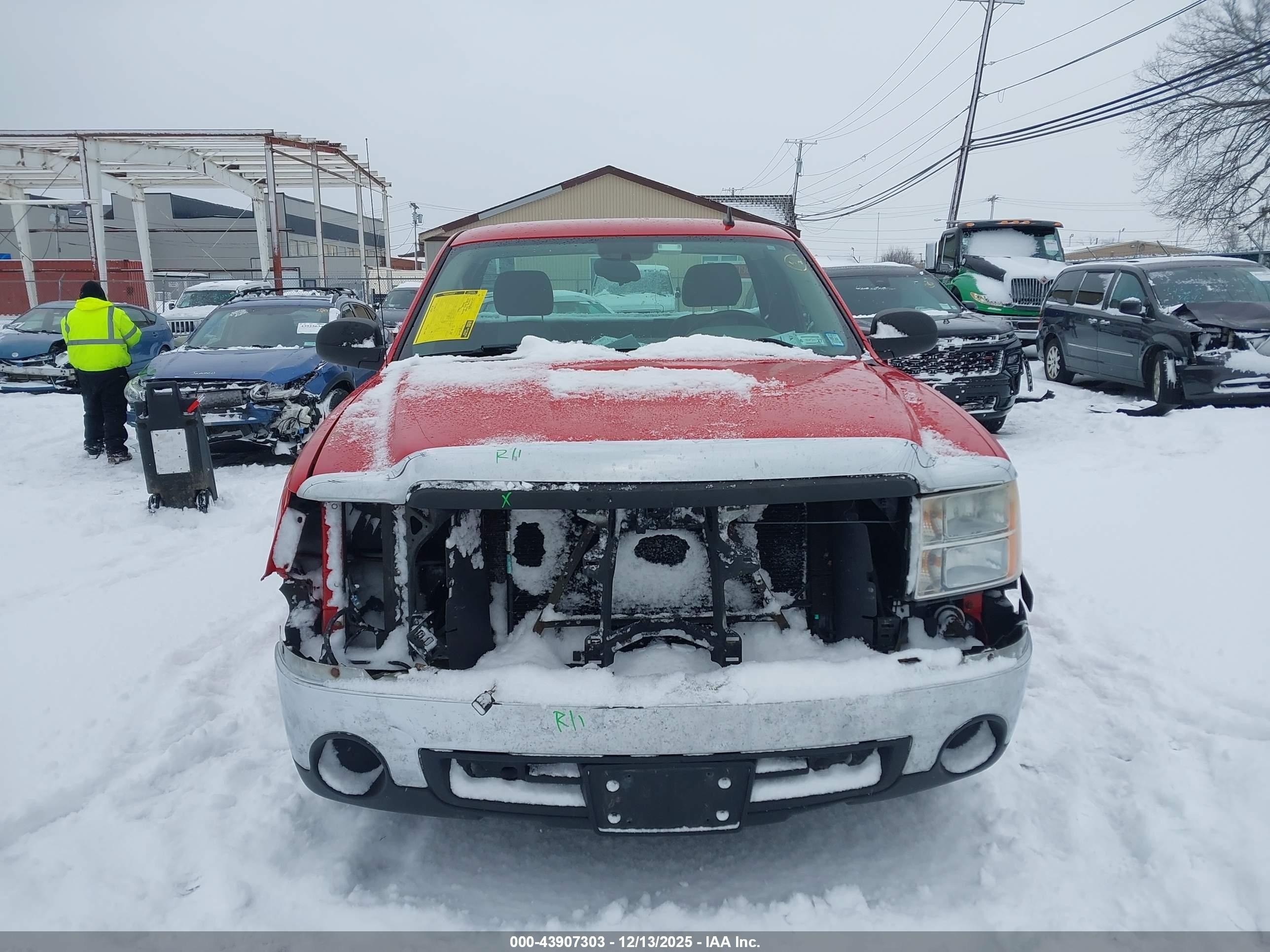 2008 Gmc Sierra 1500 Work Truck Red vin: 1GTEC14X88Z325545