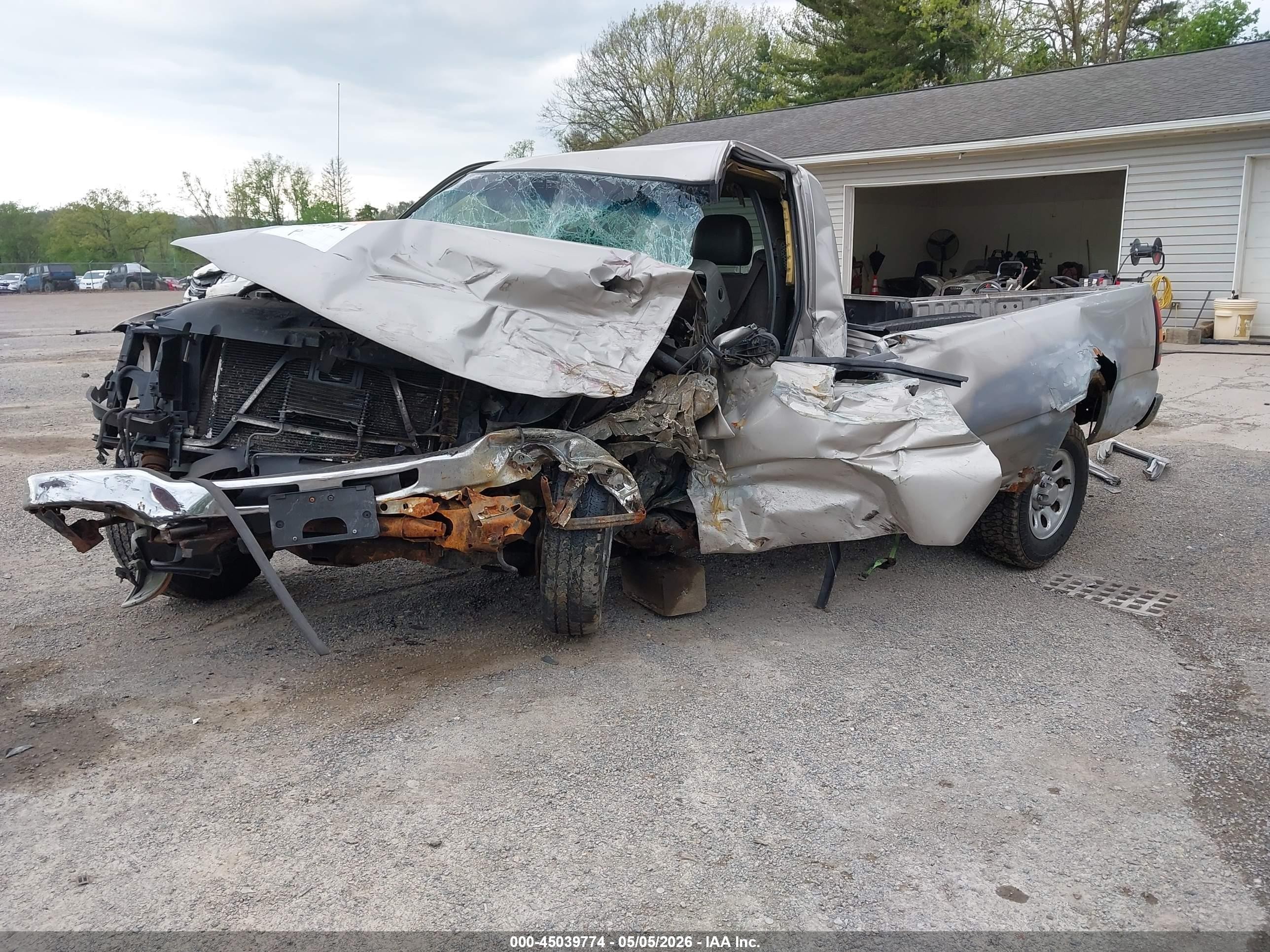 2005 Gmc Sierra 1500 Work Truck Gray vin: 1GTEC14X95Z237616