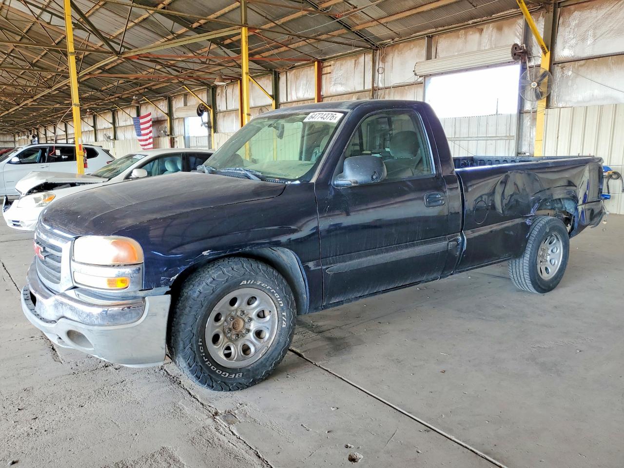 2006 Gmc New Sierra C1500 Blue vin: 1GTEC14X96Z134908