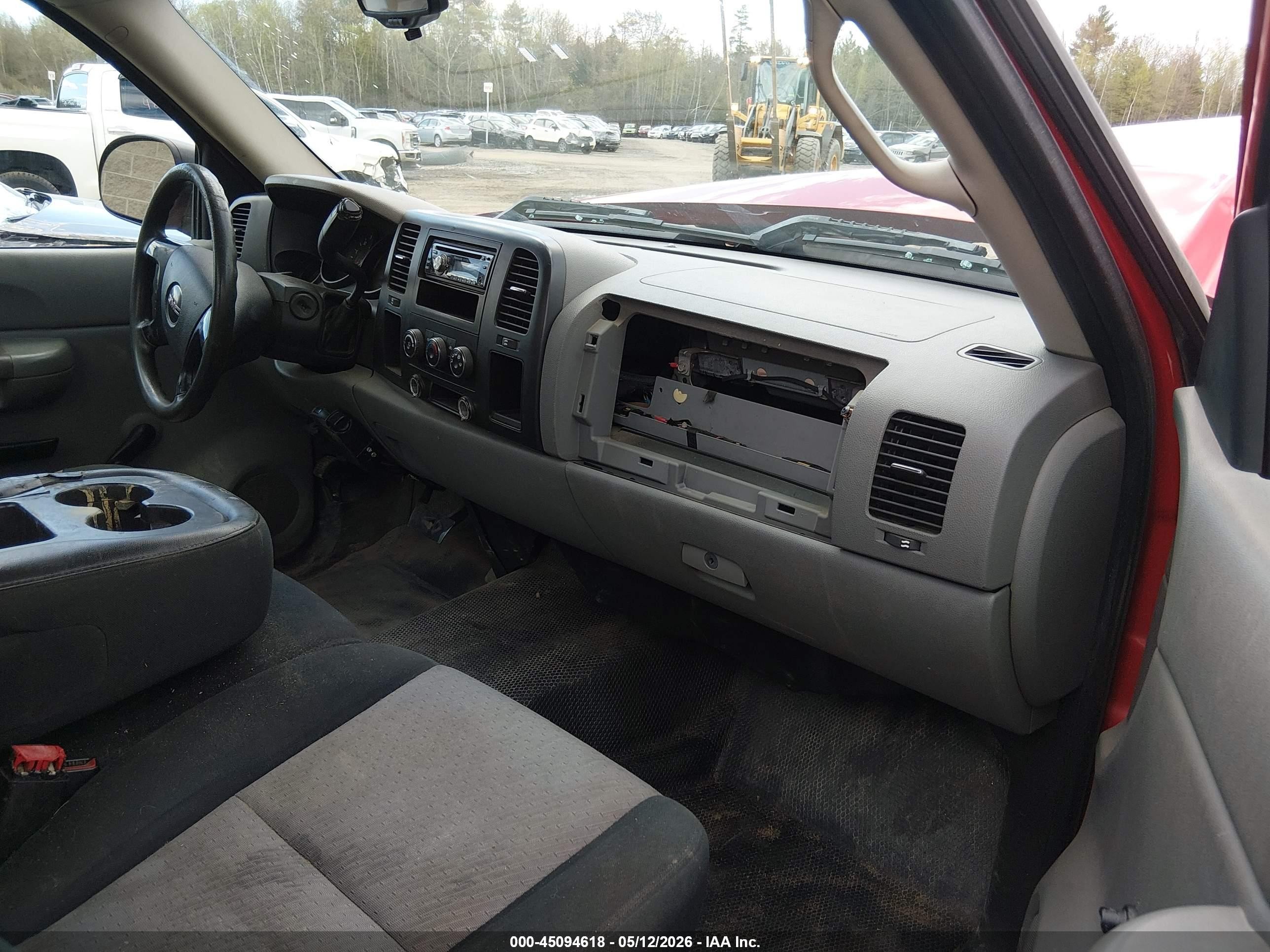 2007 Gmc Sierra 1500 Work Truck Red vin: 1GTEC14X97Z636254