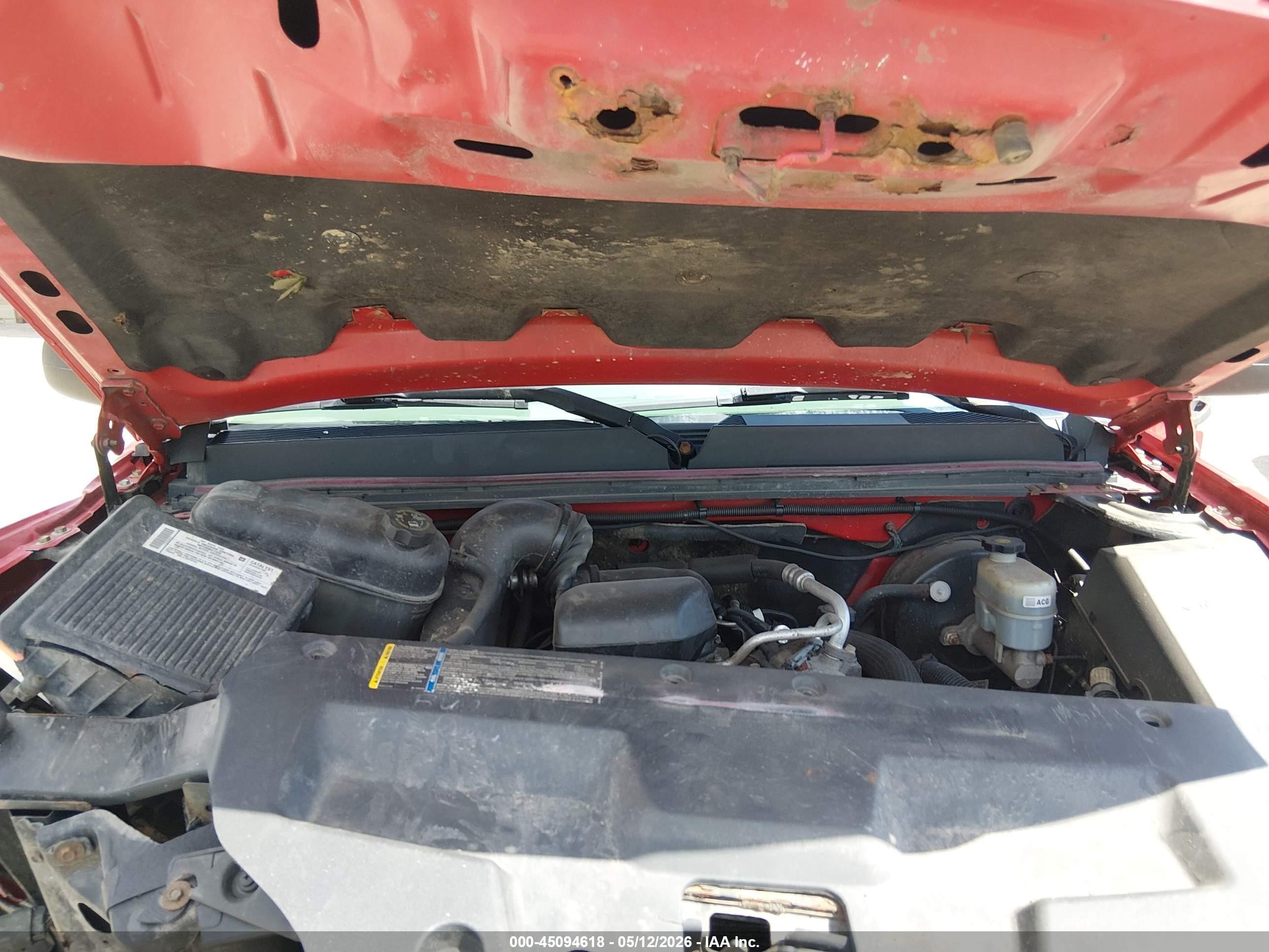 2007 Gmc Sierra 1500 Work Truck Red vin: 1GTEC14X97Z636254
