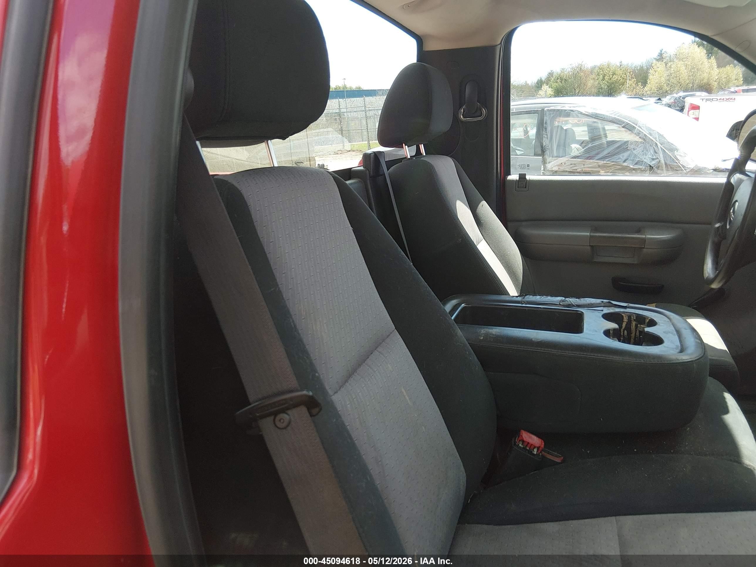 2007 Gmc Sierra 1500 Work Truck Red vin: 1GTEC14X97Z636254