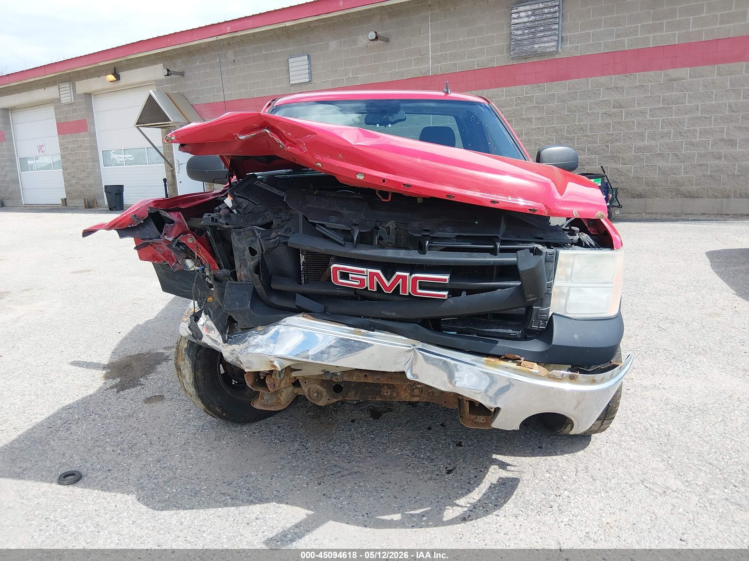 2007 Gmc Sierra 1500 Work Truck Red vin: 1GTEC14X97Z636254
