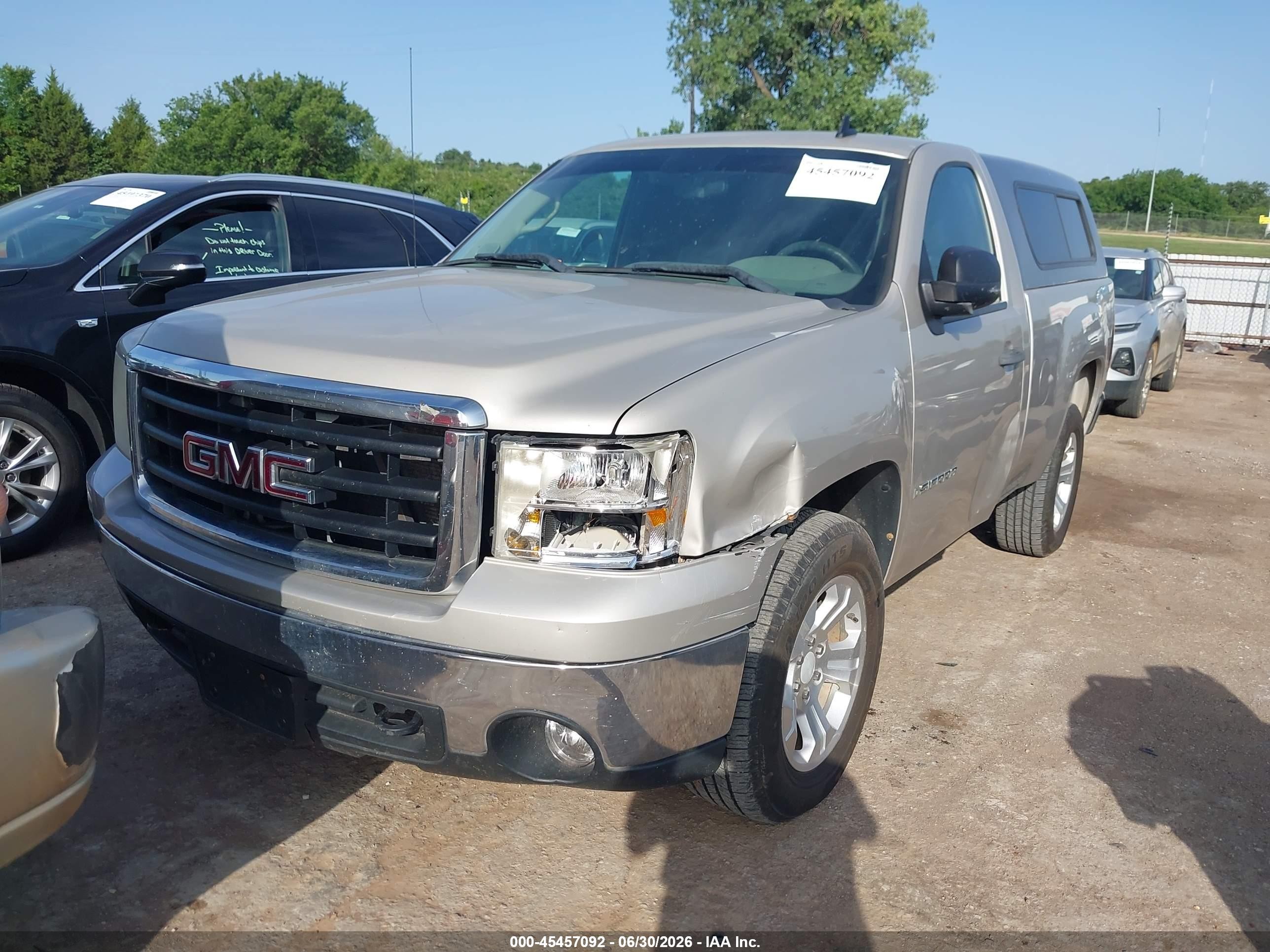 2008 Gmc Sierra 1500 Work Truck Серебряный vin: 1GTEC14X98Z303182