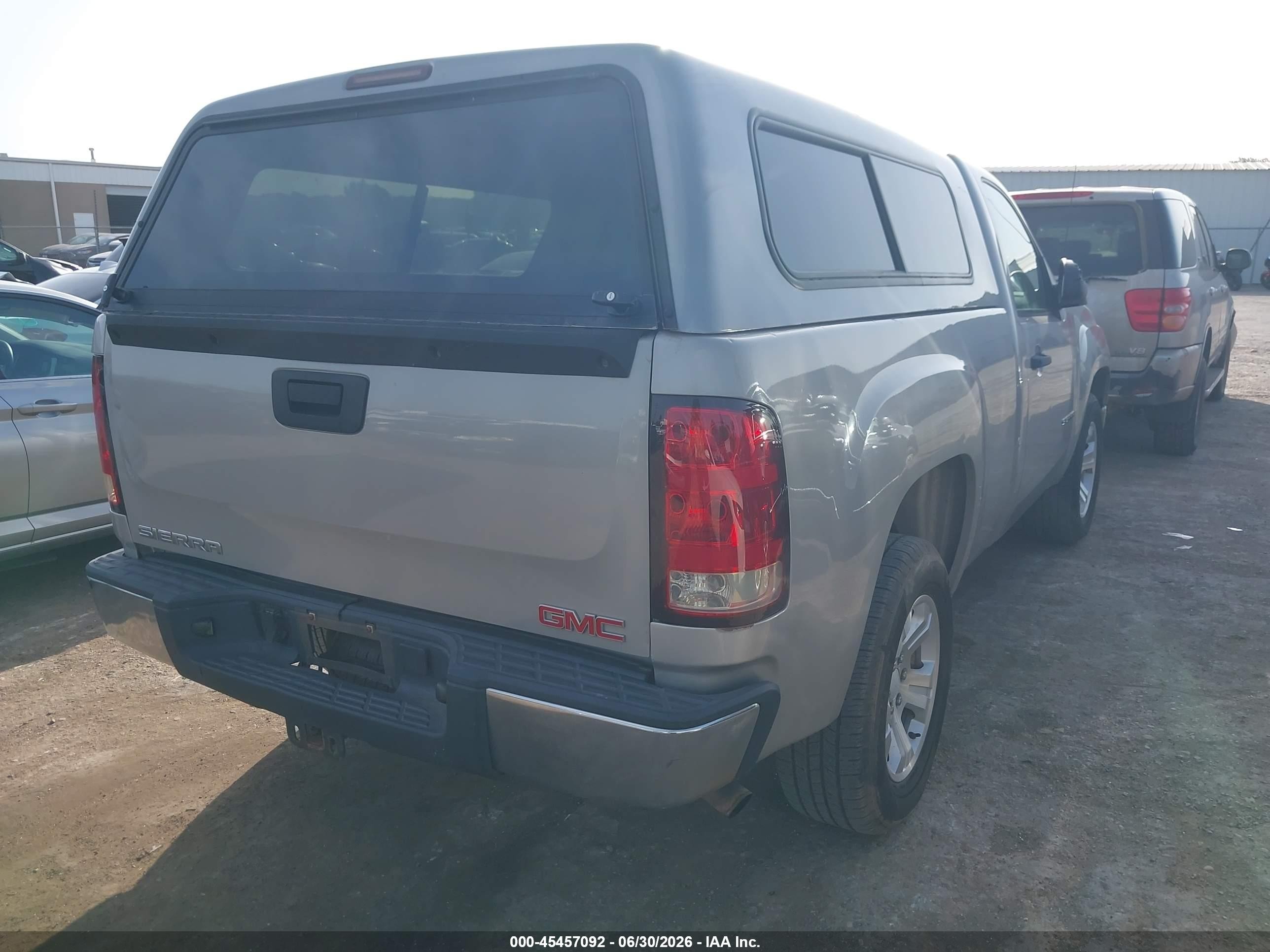2008 Gmc Sierra 1500 Work Truck Серебряный vin: 1GTEC14X98Z303182