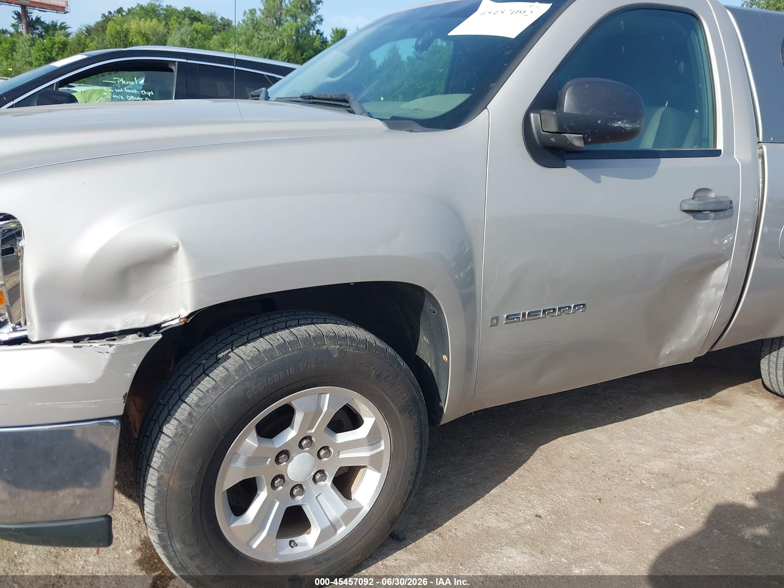 2008 Gmc Sierra 1500 Work Truck Серебряный vin: 1GTEC14X98Z303182