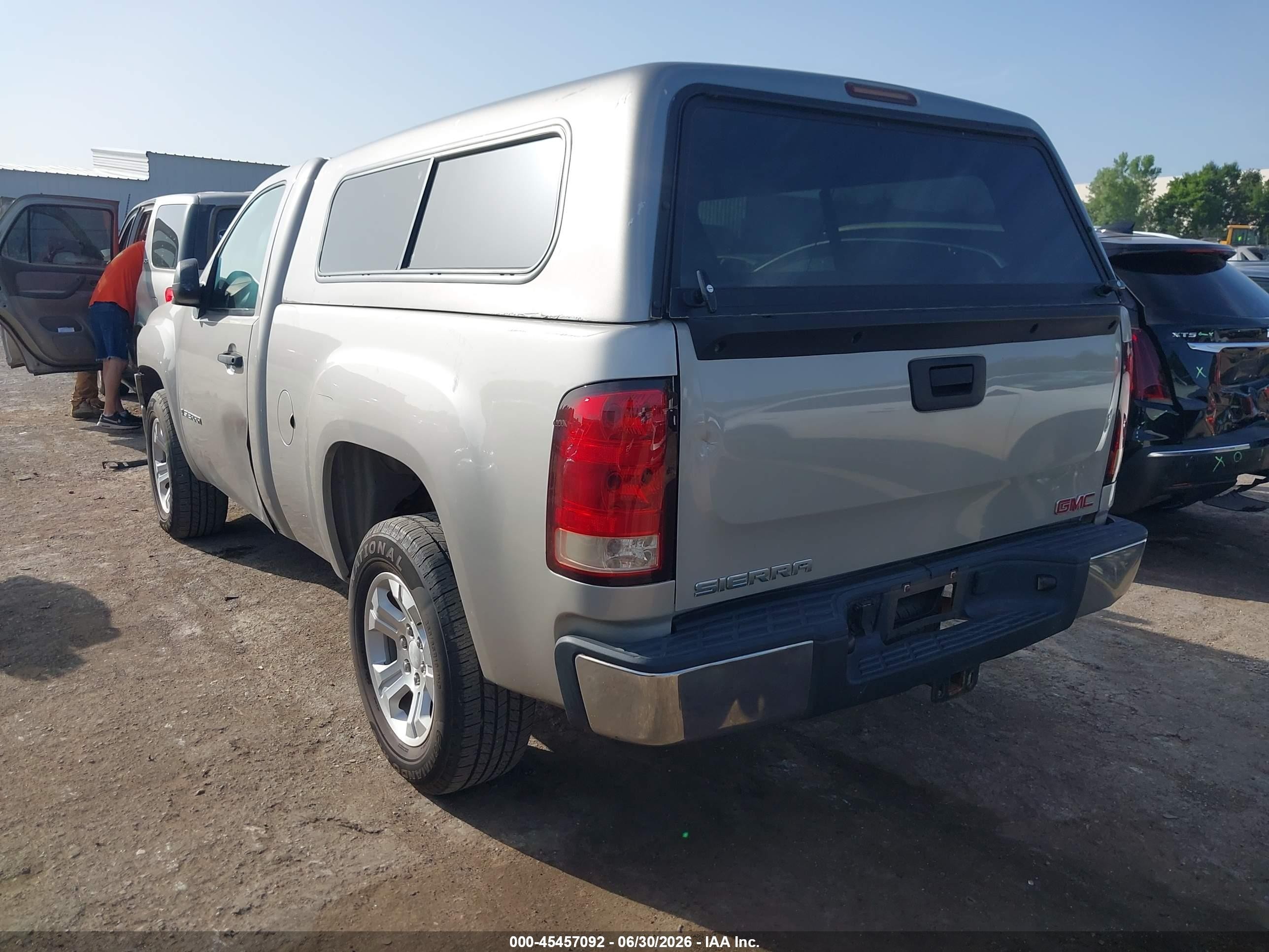2008 Gmc Sierra 1500 Work Truck Серебряный vin: 1GTEC14X98Z303182