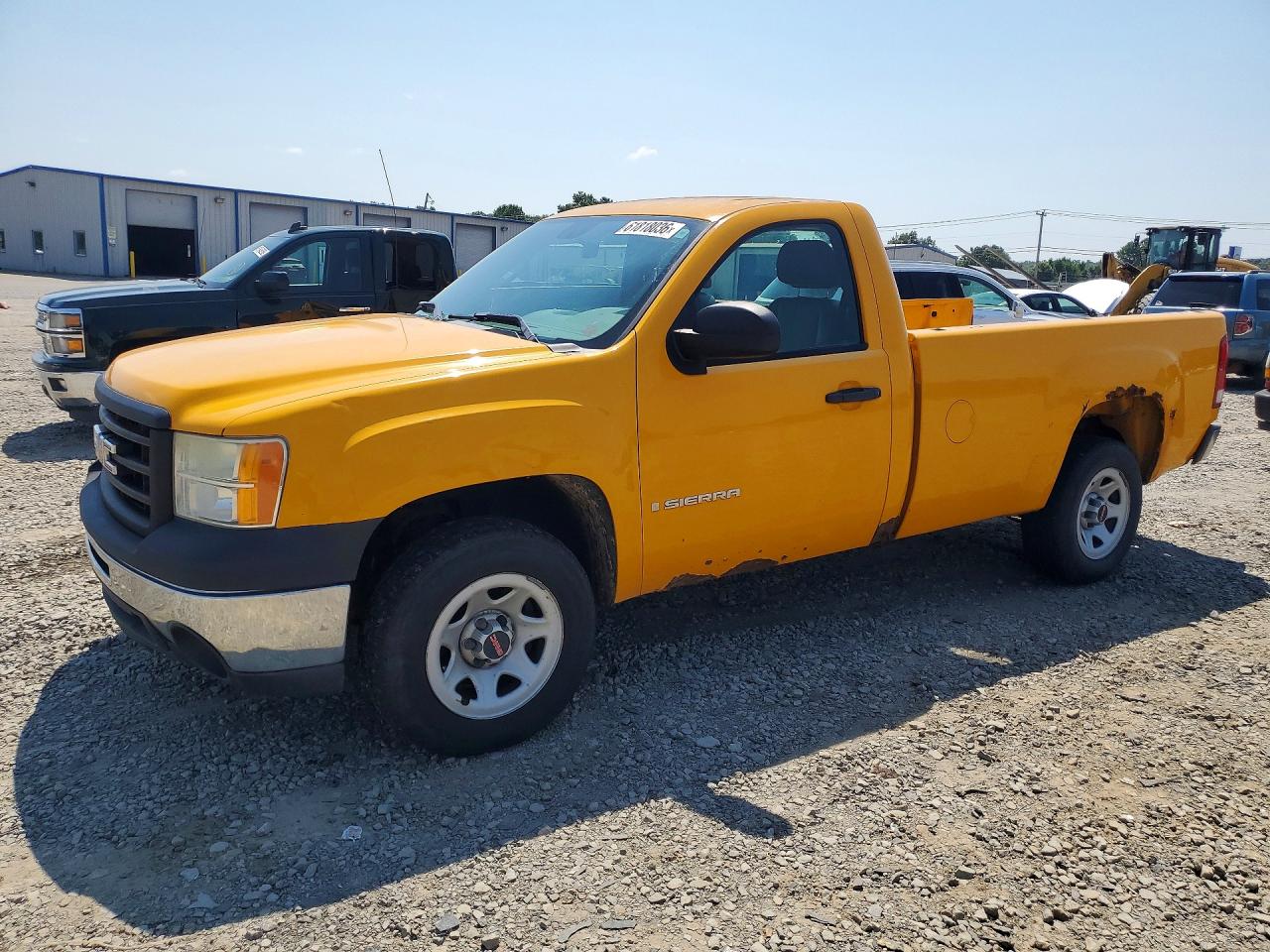 2009 Gmc Sierra C1500 Yellow vin: 1GTEC14X99Z127008