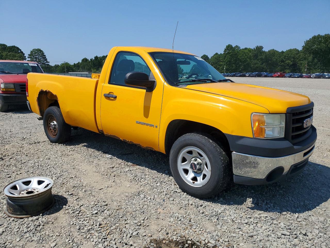 2009 Gmc Sierra C1500 Yellow vin: 1GTEC14X99Z127008