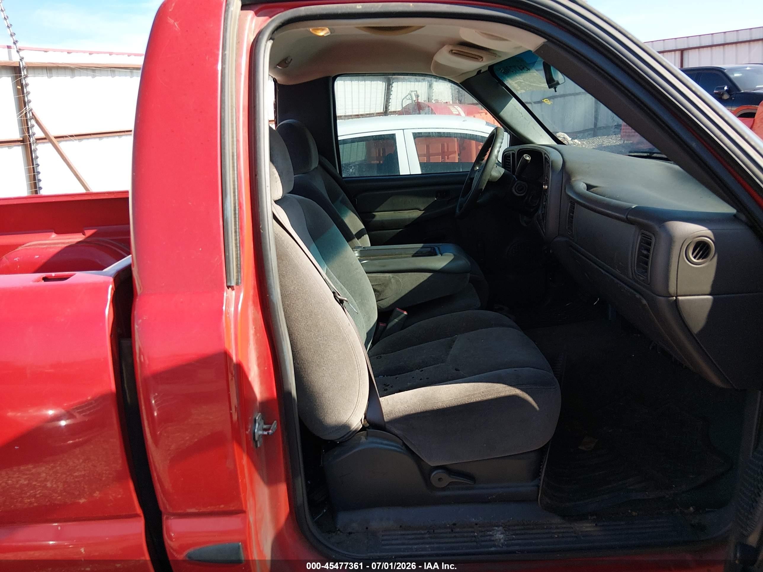 2005 Gmc Sierra 1500   Red vin: 1GTEC14XX5Z118795