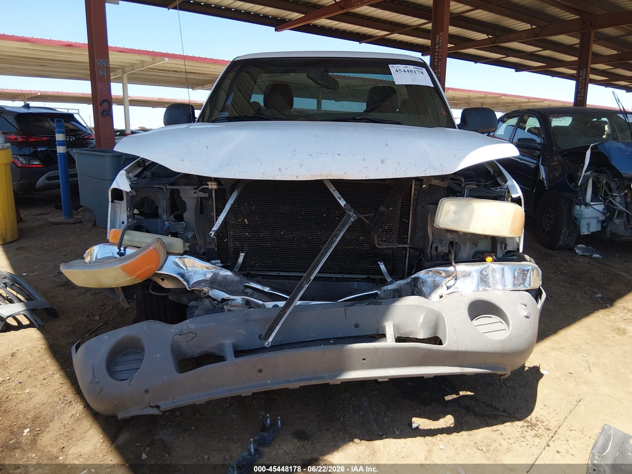 2006 Gmc Sierra 1500 Work Truck White vin: 1GTEC14XX6Z157775