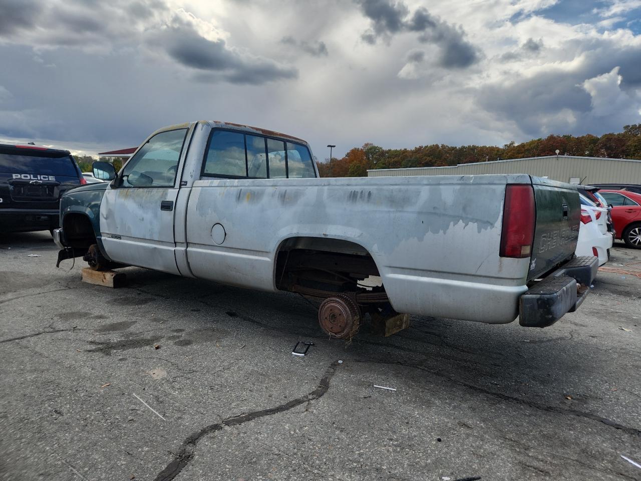 1992 Gmc Sierra C1500 Green vin: 1GTEC14Z4NE528565