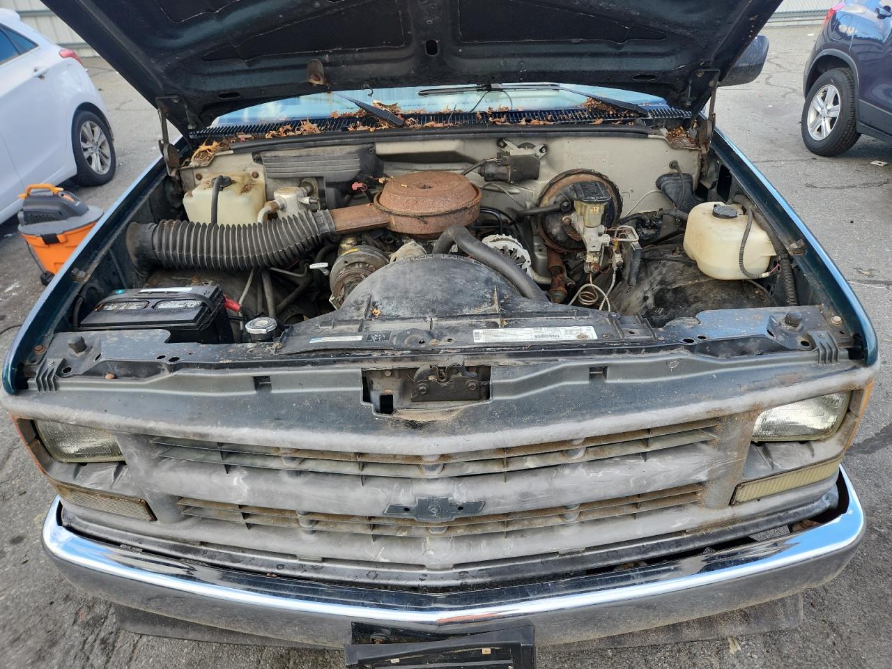 1992 Gmc Sierra C1500 Green vin: 1GTEC14Z4NE528565